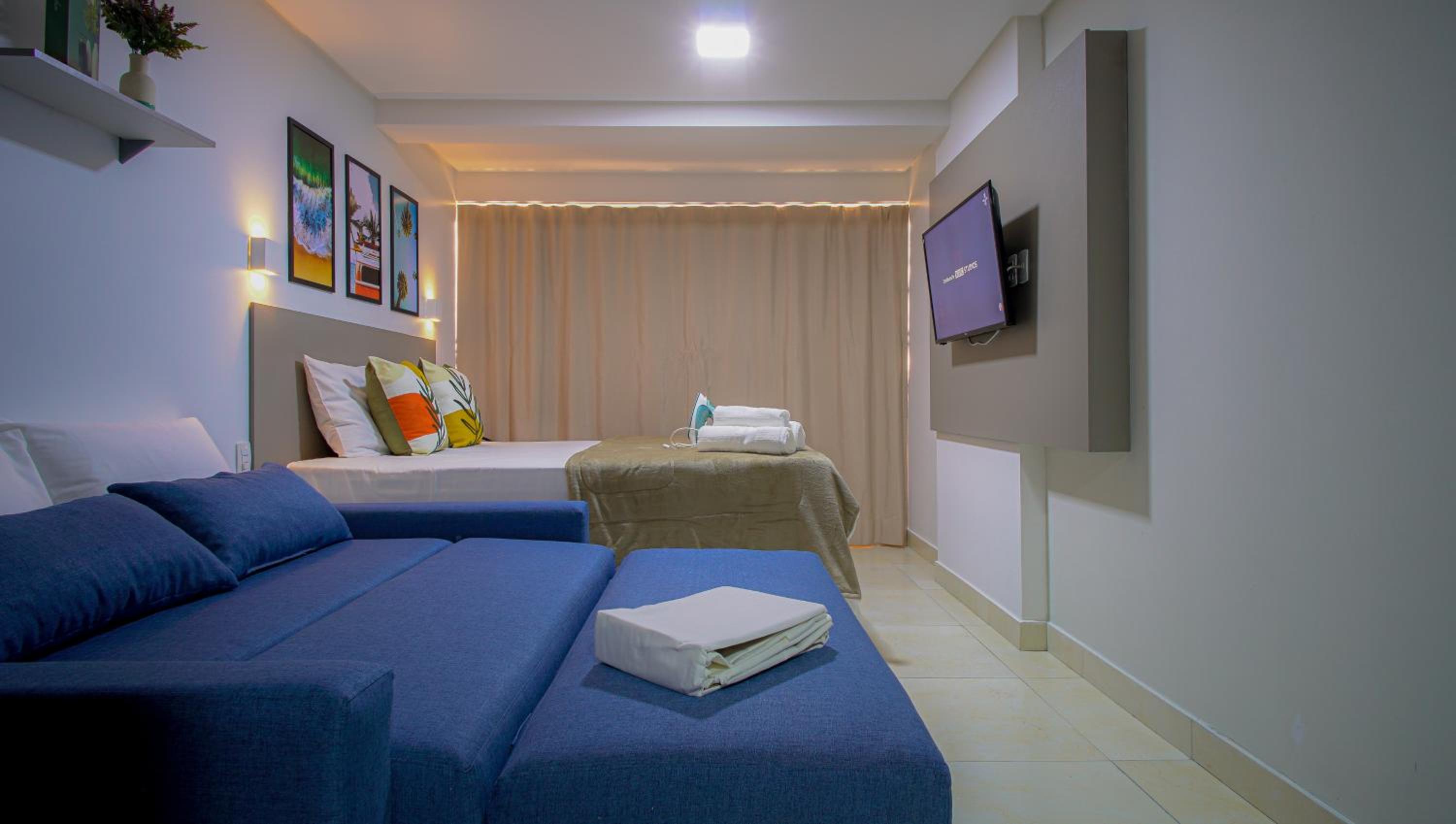Flat Completo Prox Manaíra Shopping e Praia