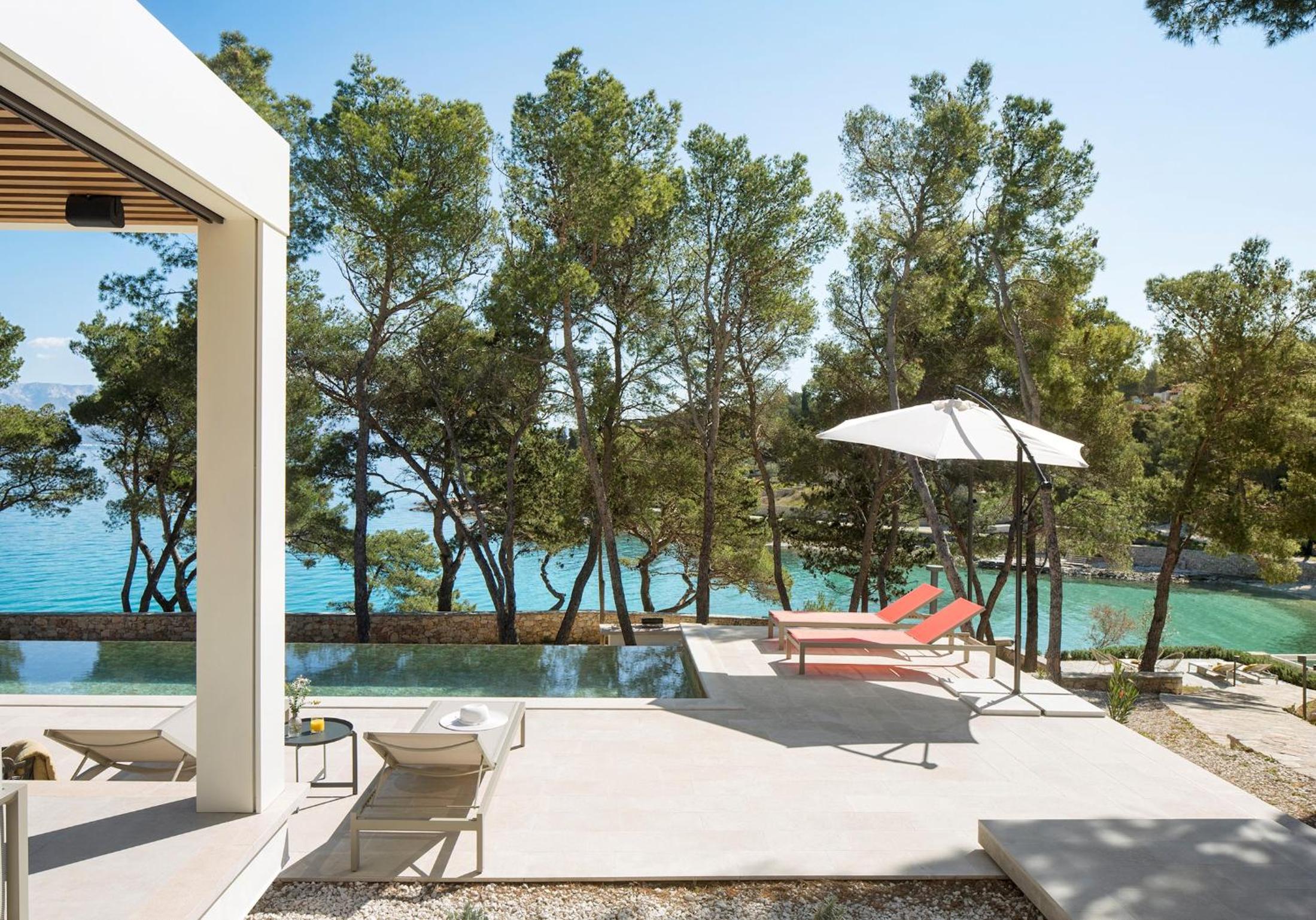 Wonderful Brac Villa 4 Bedrooms Villa Sea Gem Private Infinity Pool view 2
