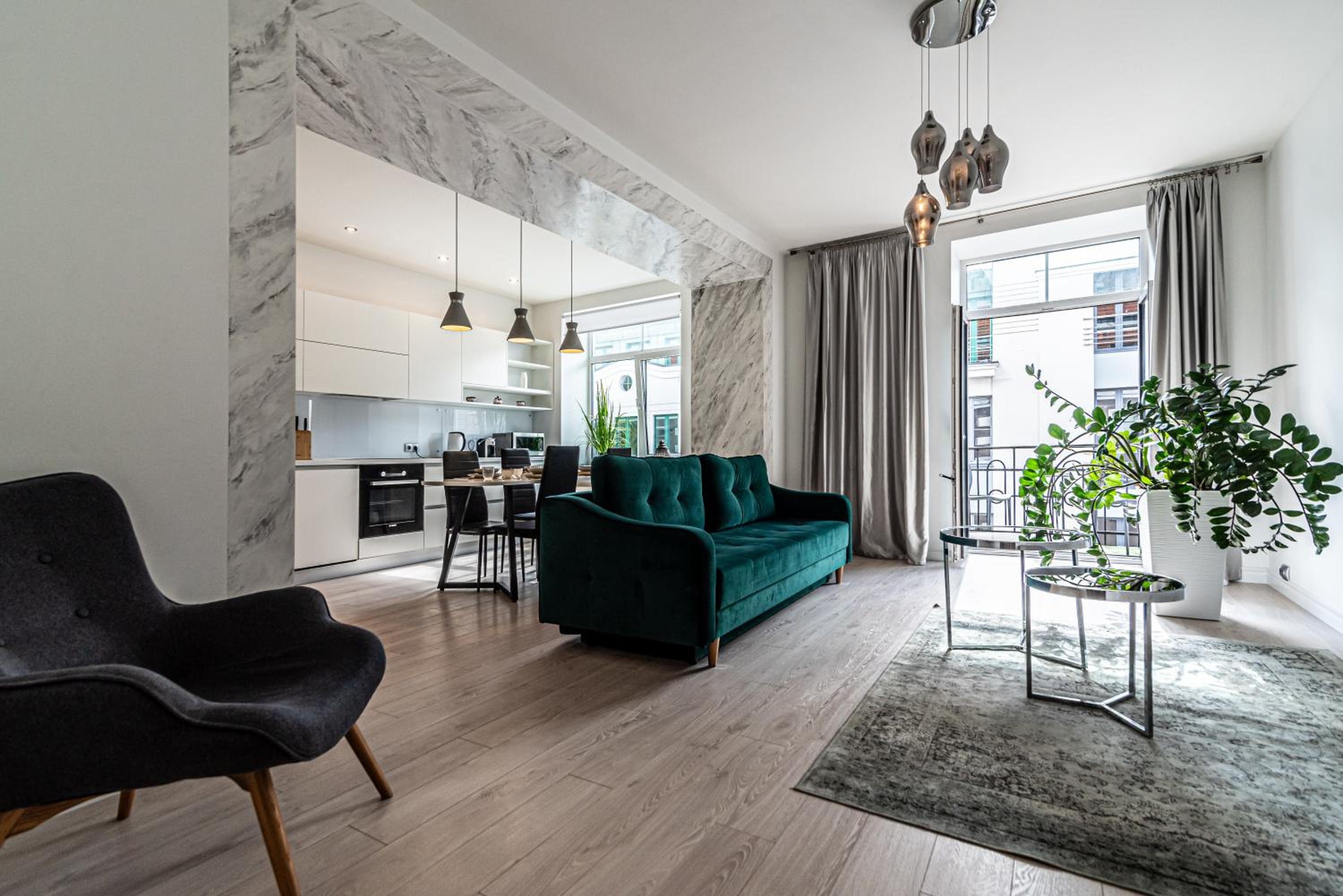 Stylish Old Town apartment view 2