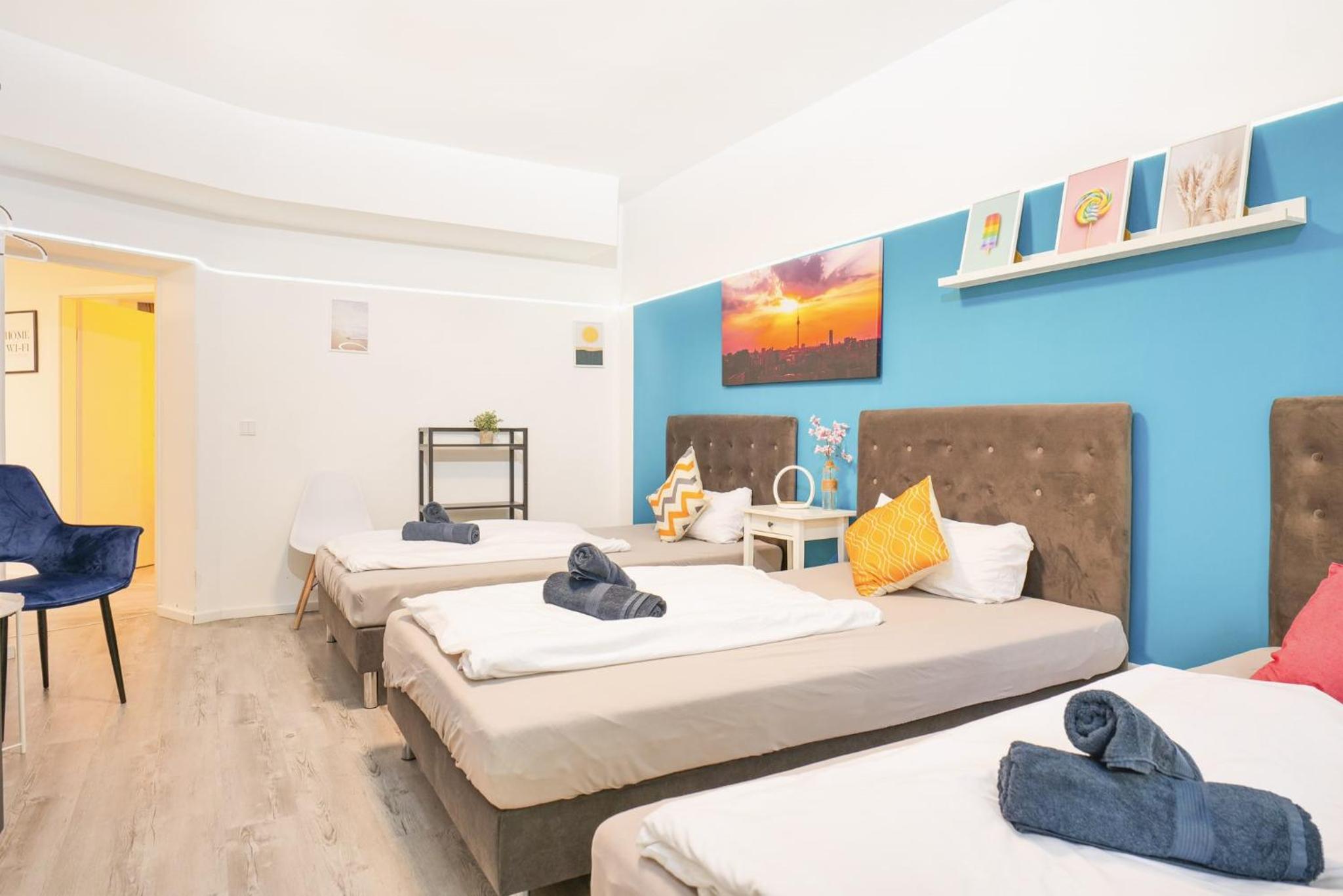 Blue Chili 31 - Stadtwohnung für 7 - modern zentral Karlshorst Wlan