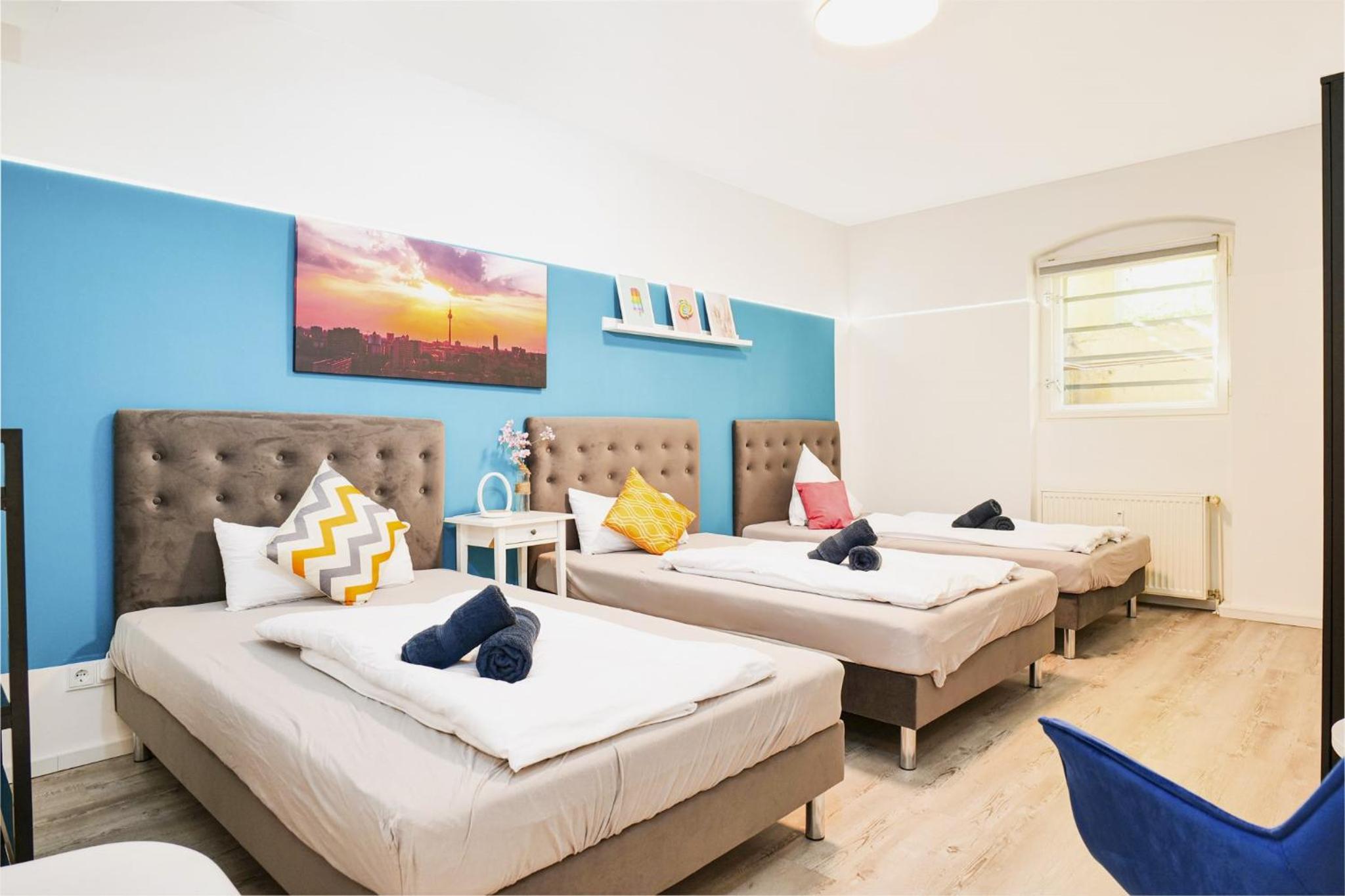 Blue Chili 31 - Stadtwohnung für 7 - modern zentral Karlshorst Wlan