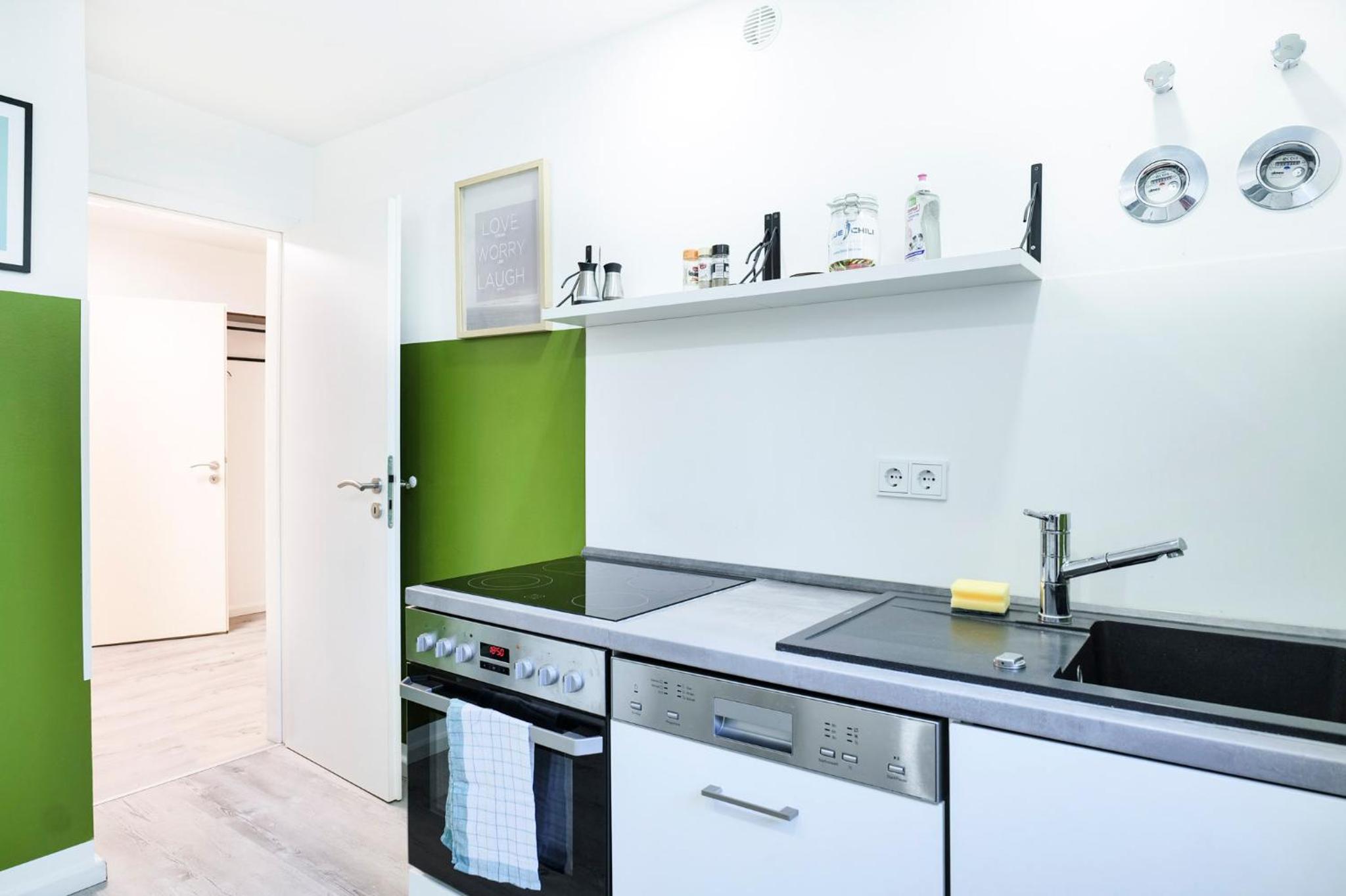 Blue Chili 31 - Stadtwohnung für 7 - modern zentral Karlshorst Wlan