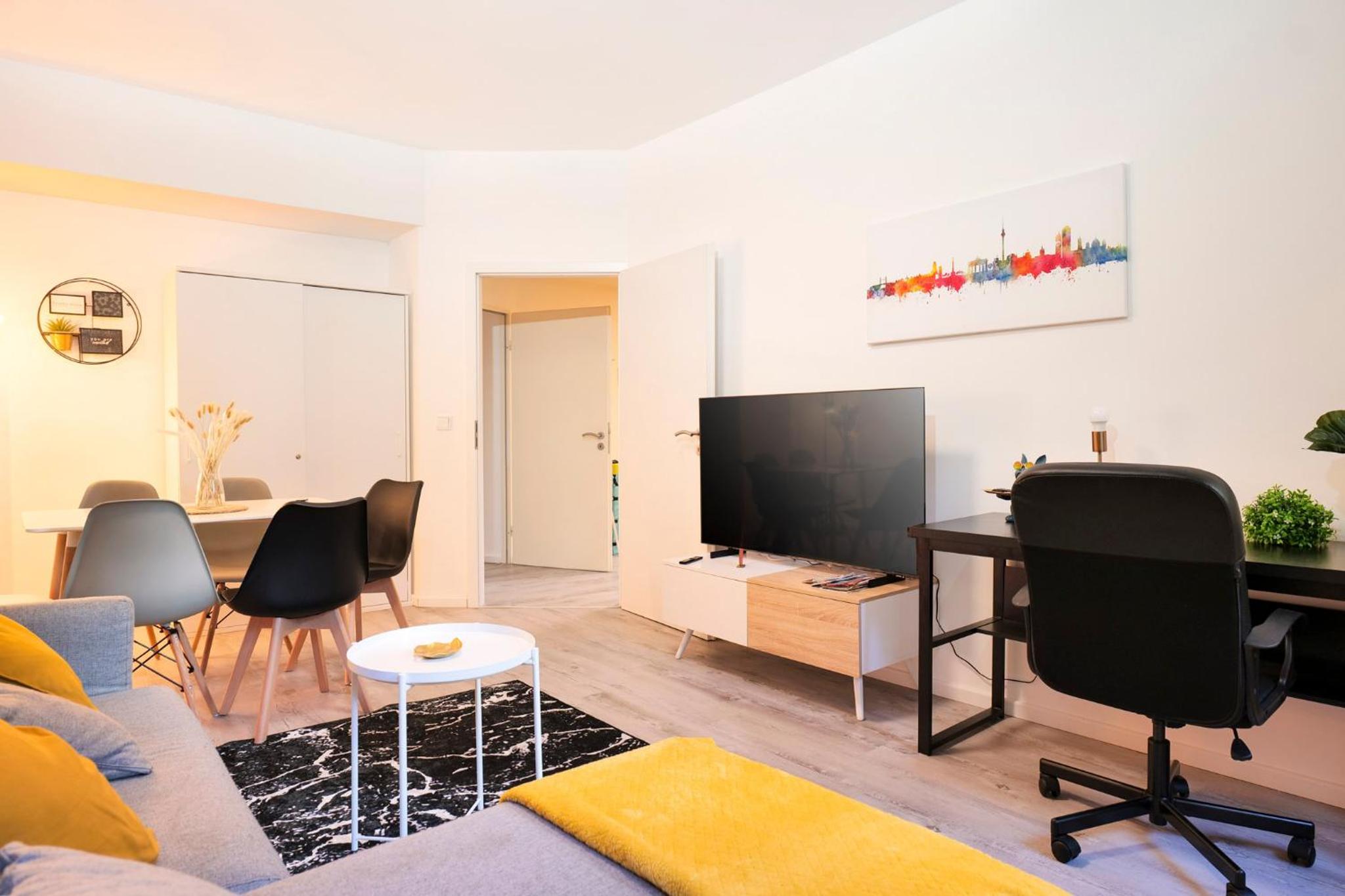 Blue Chili 31 - Stadtwohnung für 7 - modern zentral Karlshorst Wlan