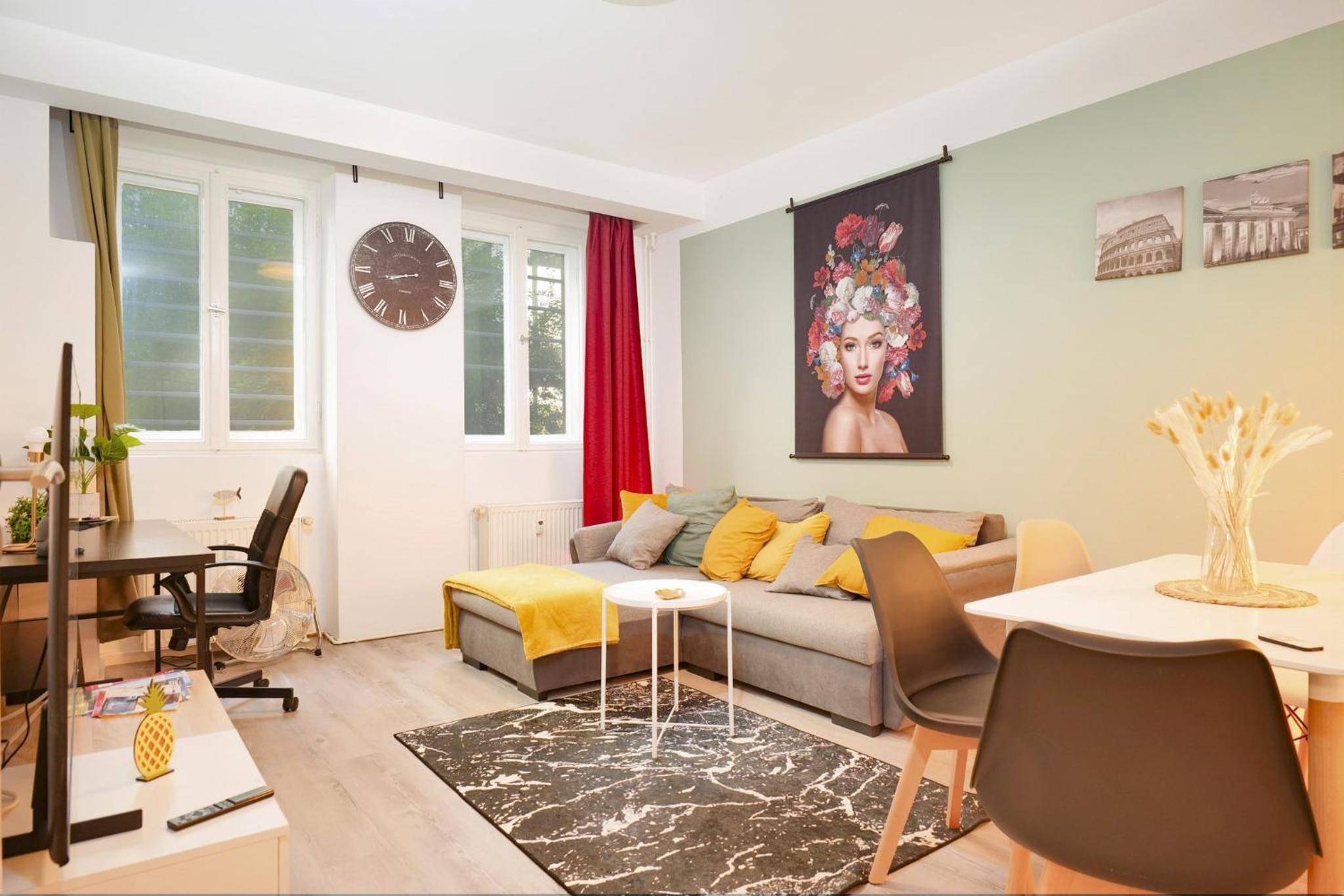 Blue Chili 31 - Stadtwohnung für 7 - modern zentral Karlshorst Wlan