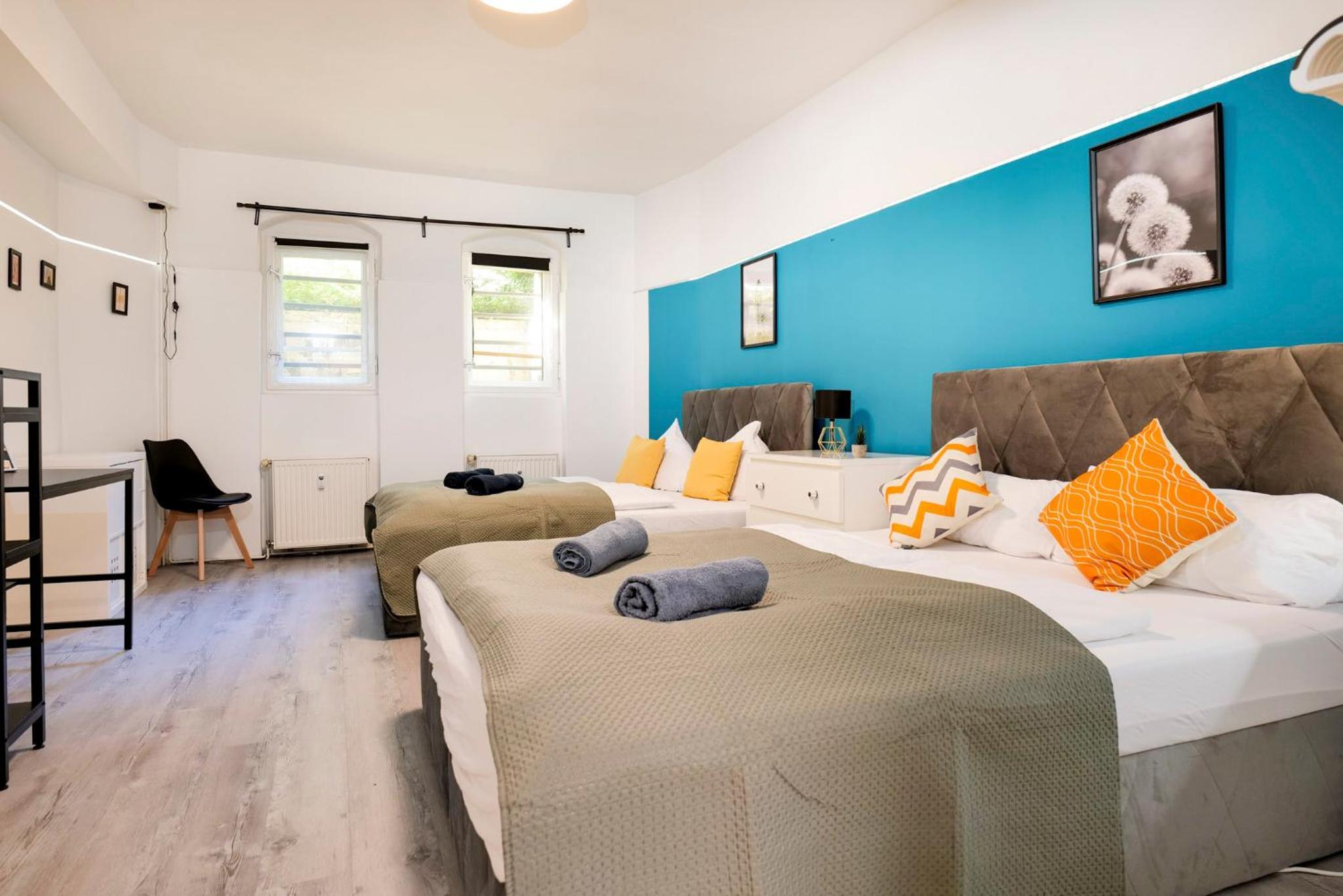 Blue Chili 31 - Stadtwohnung für 7 - modern zentral Karlshorst Wlan