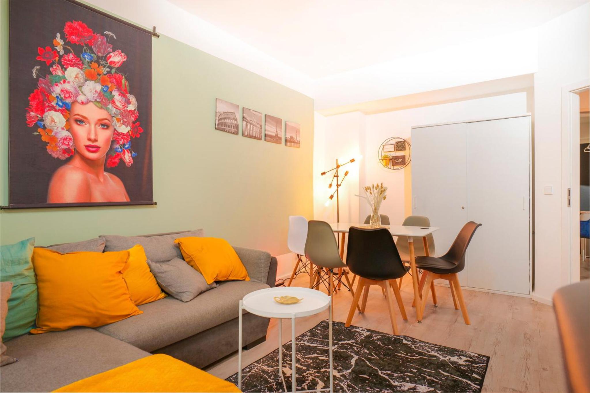 Blue Chili 31 - Stadtwohnung für 7 - modern zentral Karlshorst Wlan