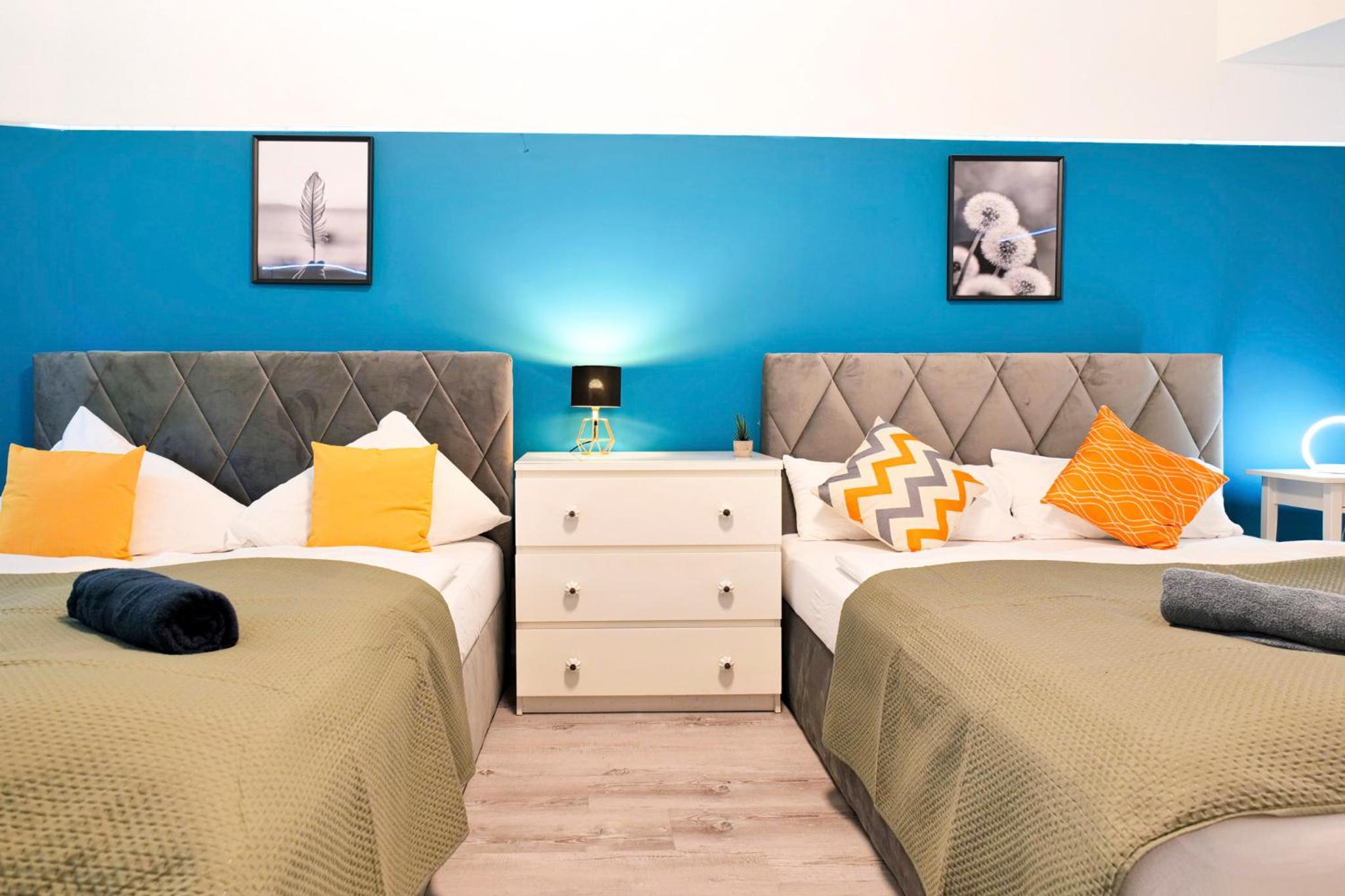 Blue Chili 31 - Stadtwohnung für 7 - modern zentral Karlshorst Wlan