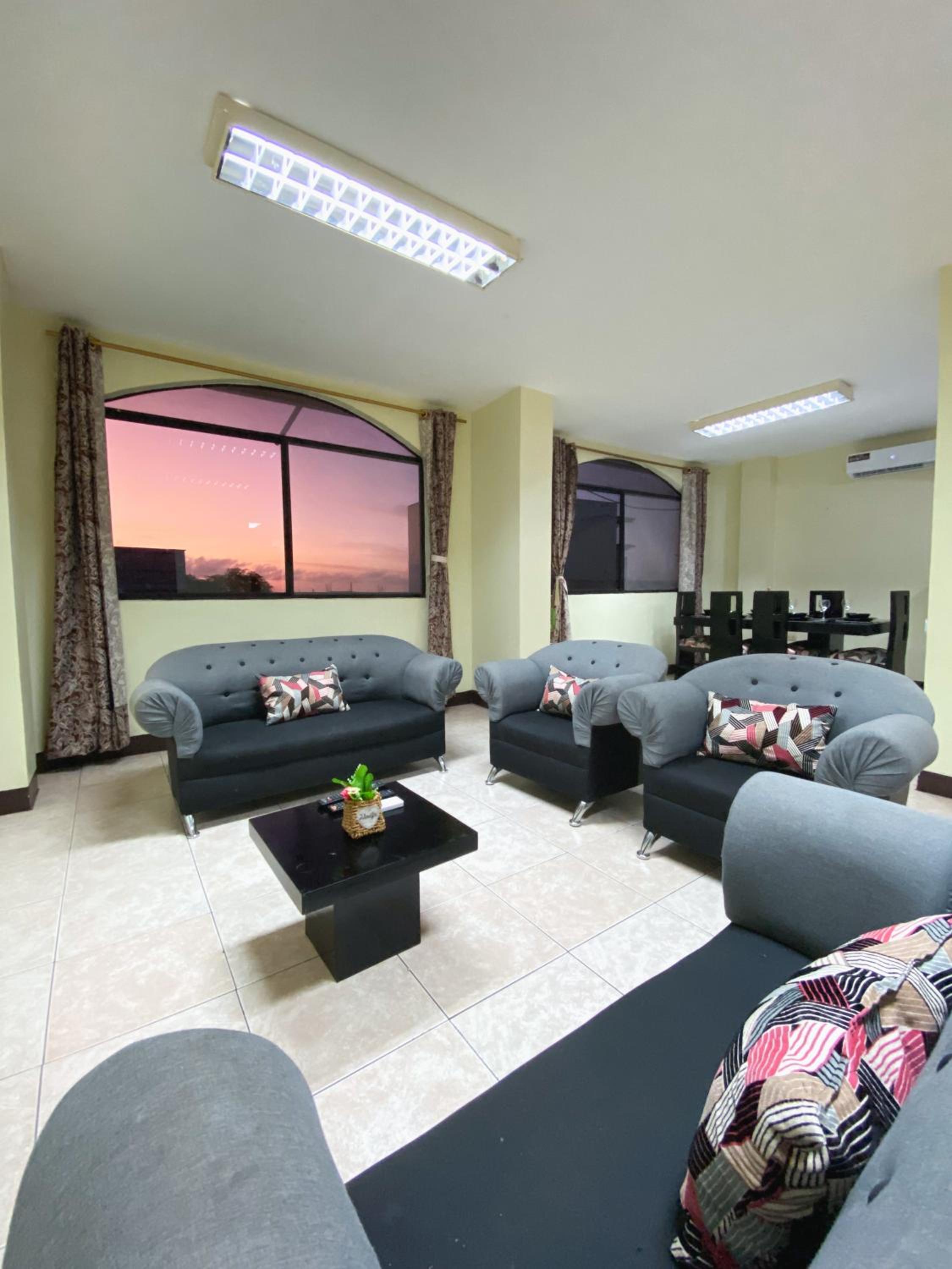 Apartment in San Cristóbal with 2 Bedrooms, 6 Beds, Living Room, Dining Room, Kitchen, Private Balcony, Terrace with Ocean View, Washer, Satellite Internet