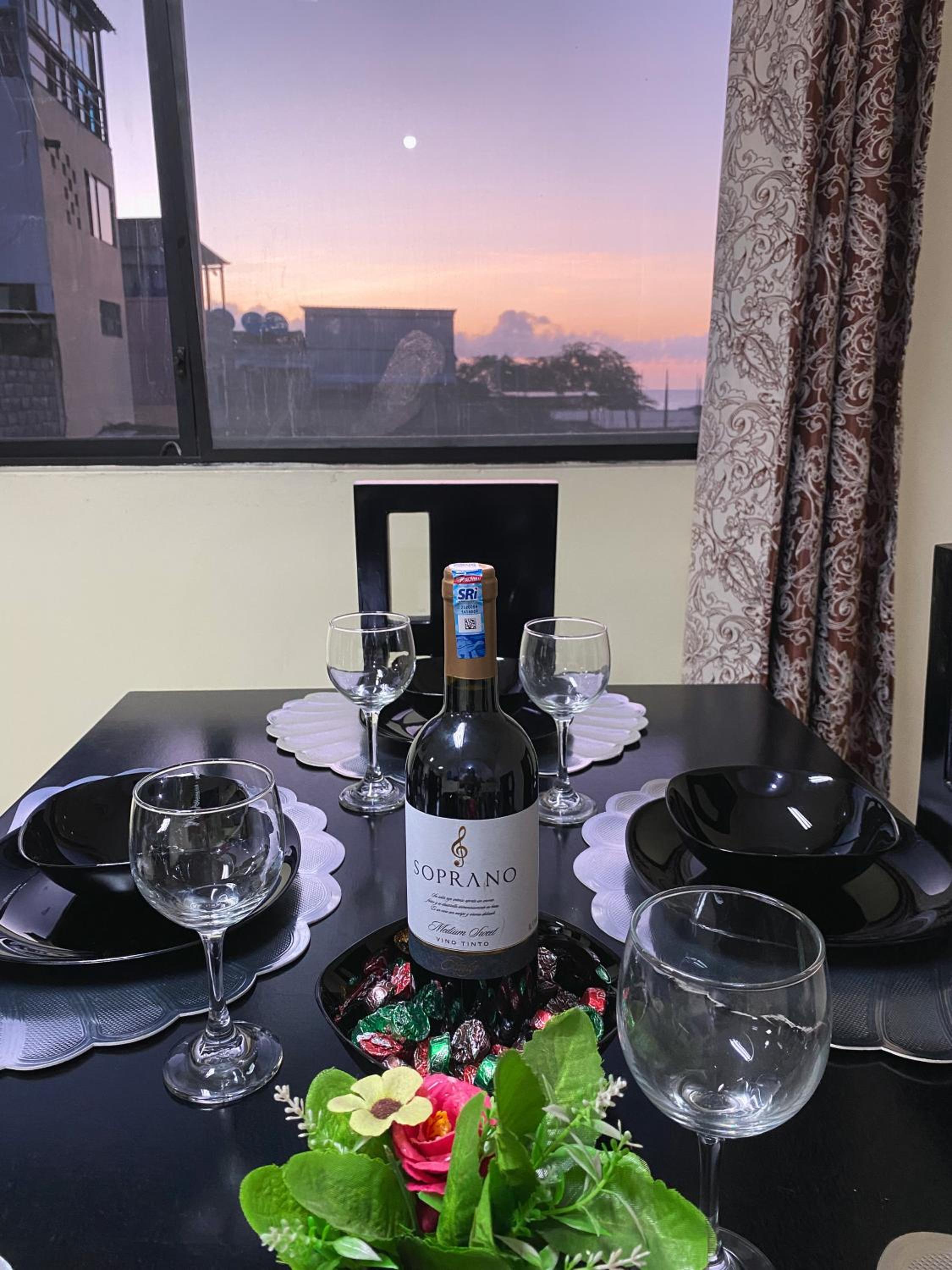Apartment in San Cristóbal with 2 Bedrooms, 6 Beds, Living Room, Dining Room, Kitchen, Private Balcony, Terrace with Ocean View, Washer, Satellite Internet