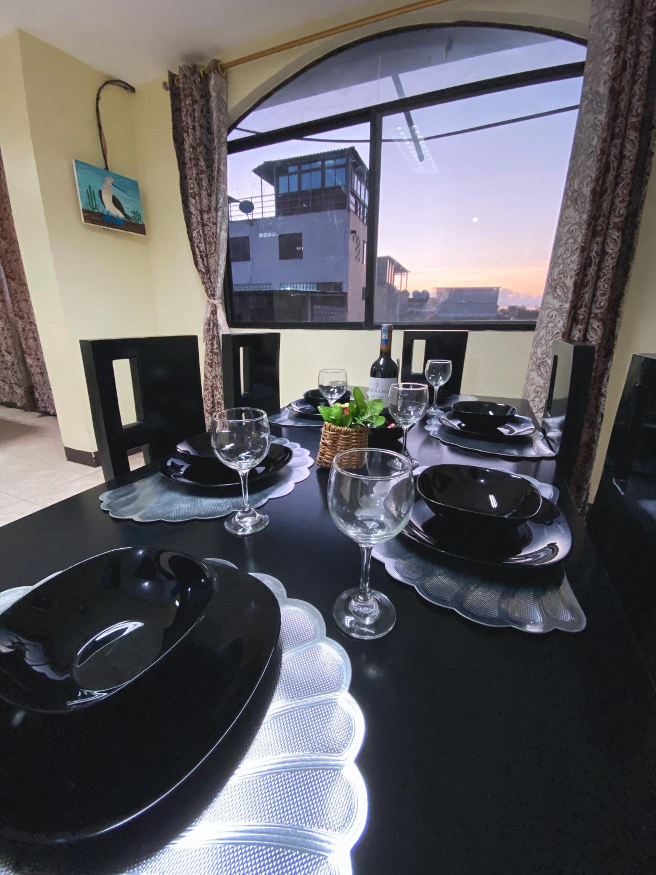 Apartment in San Cristóbal with 2 Bedrooms, 6 Beds, Living Room, Dining Room, Kitchen, Private Balcony, Terrace with Ocean View, Washer, Satellite Internet