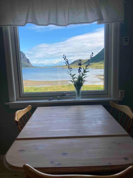 Charming house in fjord Lofoten view 2