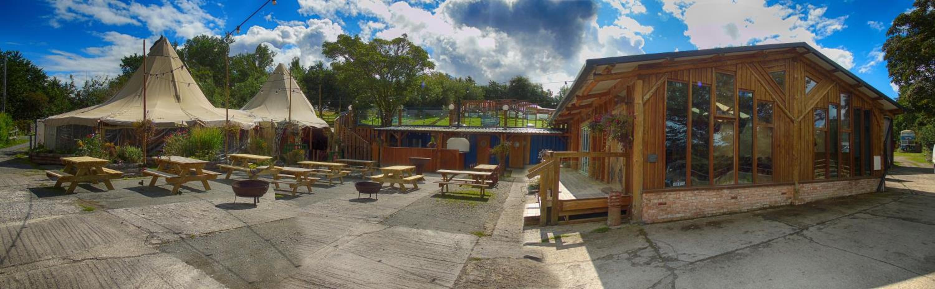 Ceridwen Glamping, double decker bus and Yurts