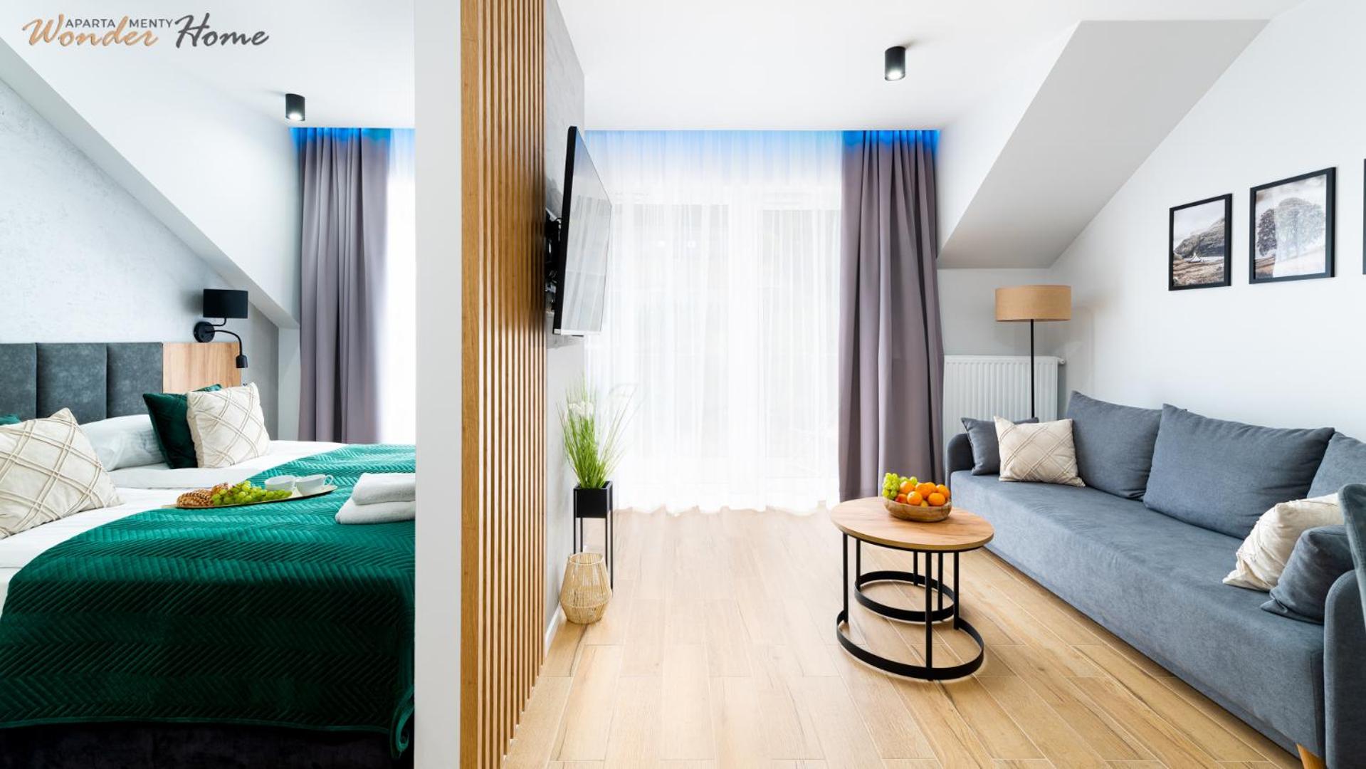 Wonder Home - Apartamenty Hillside tuż przy stoku, sklep, plac zabaw i zewnętrzna siłownia na terenie kompleksu