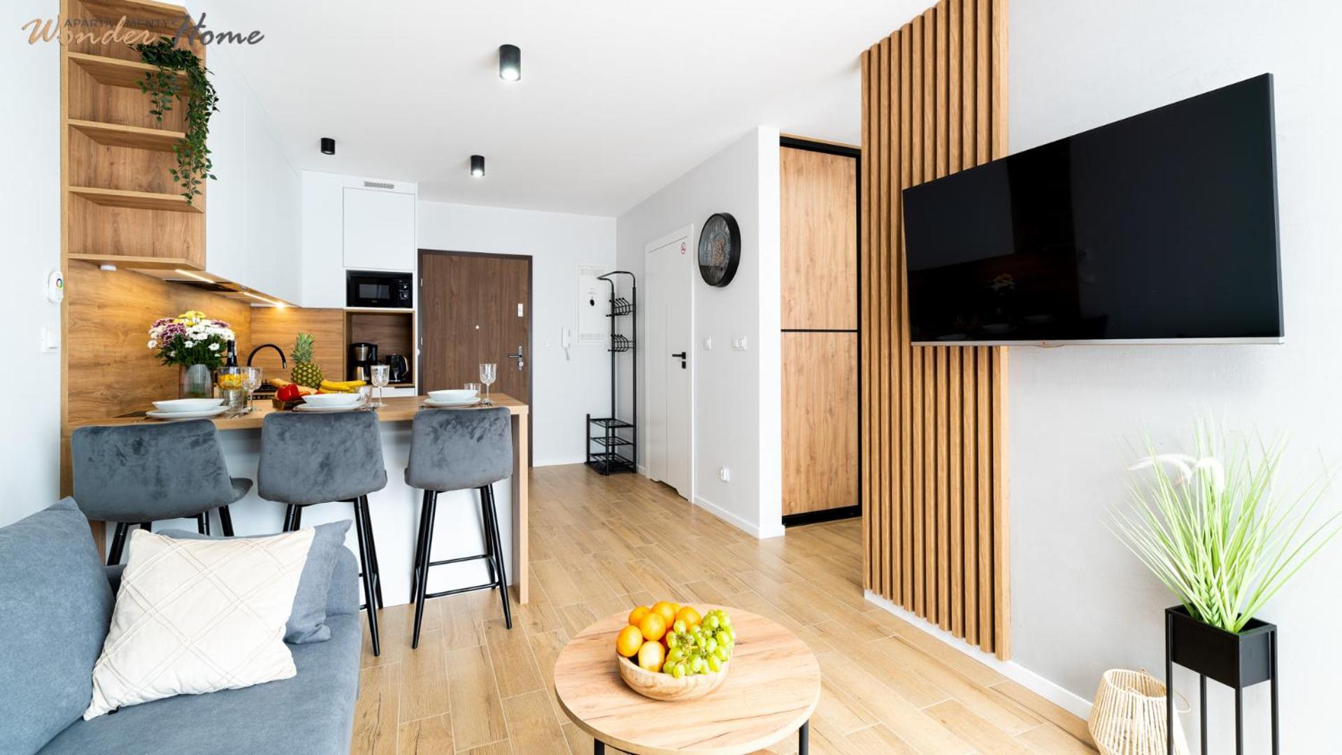 Wonder Home - Apartamenty Hillside tuż przy stoku, sklep, plac zabaw i zewnętrzna siłownia na terenie kompleksu