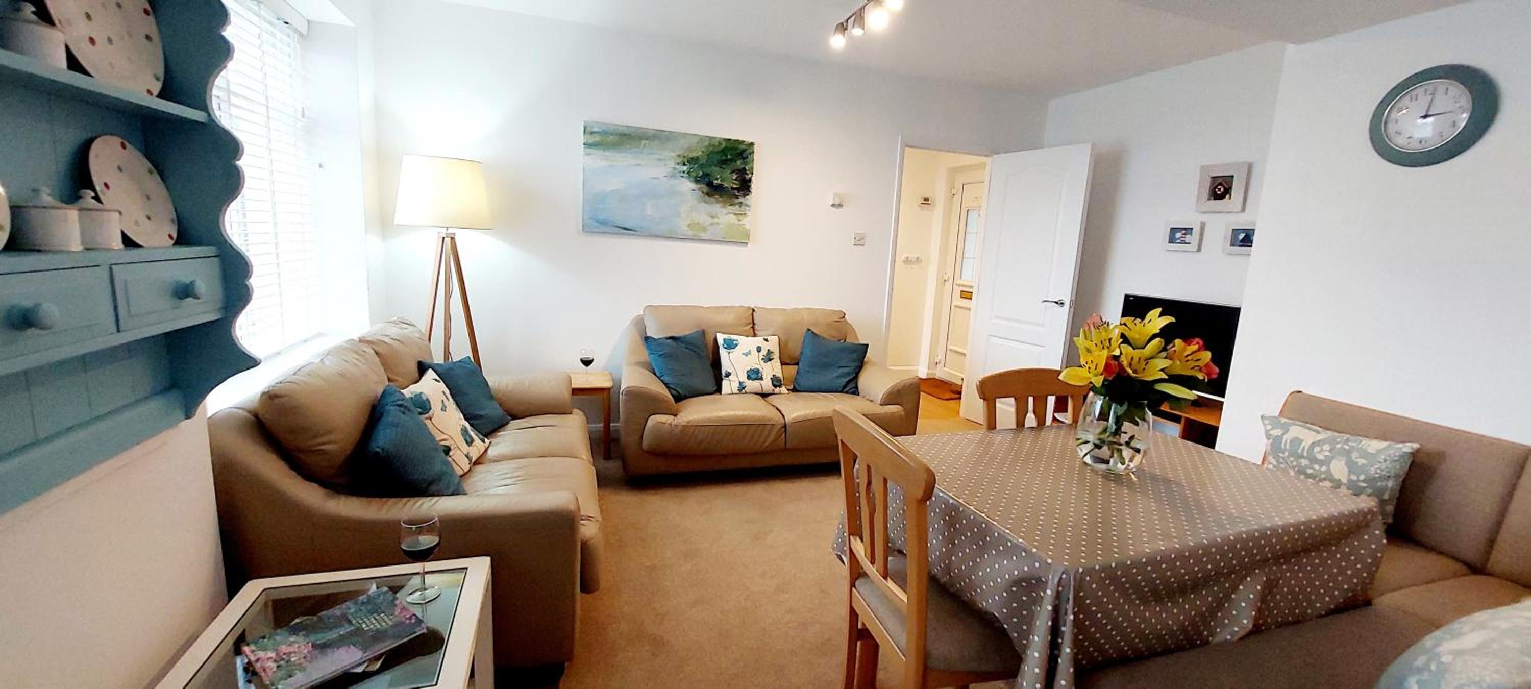 9 The Downs, Thurlestone, South Devon on the coastal footpath overlooking Burgh Island view 2