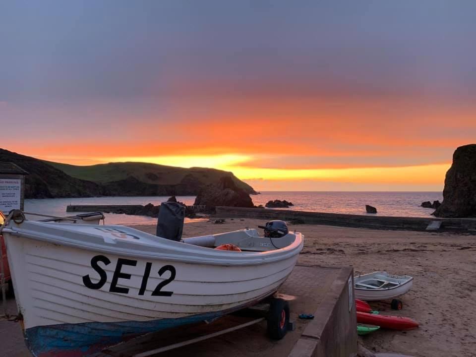 9 The Downs, Thurlestone, South Devon on the coastal footpath overlooking Burgh Island view 3