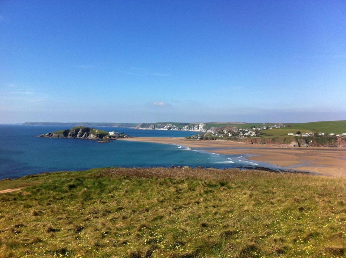 9 The Downs, Thurlestone, South Devon on the coastal footpath overlooking Burgh Island view 5
