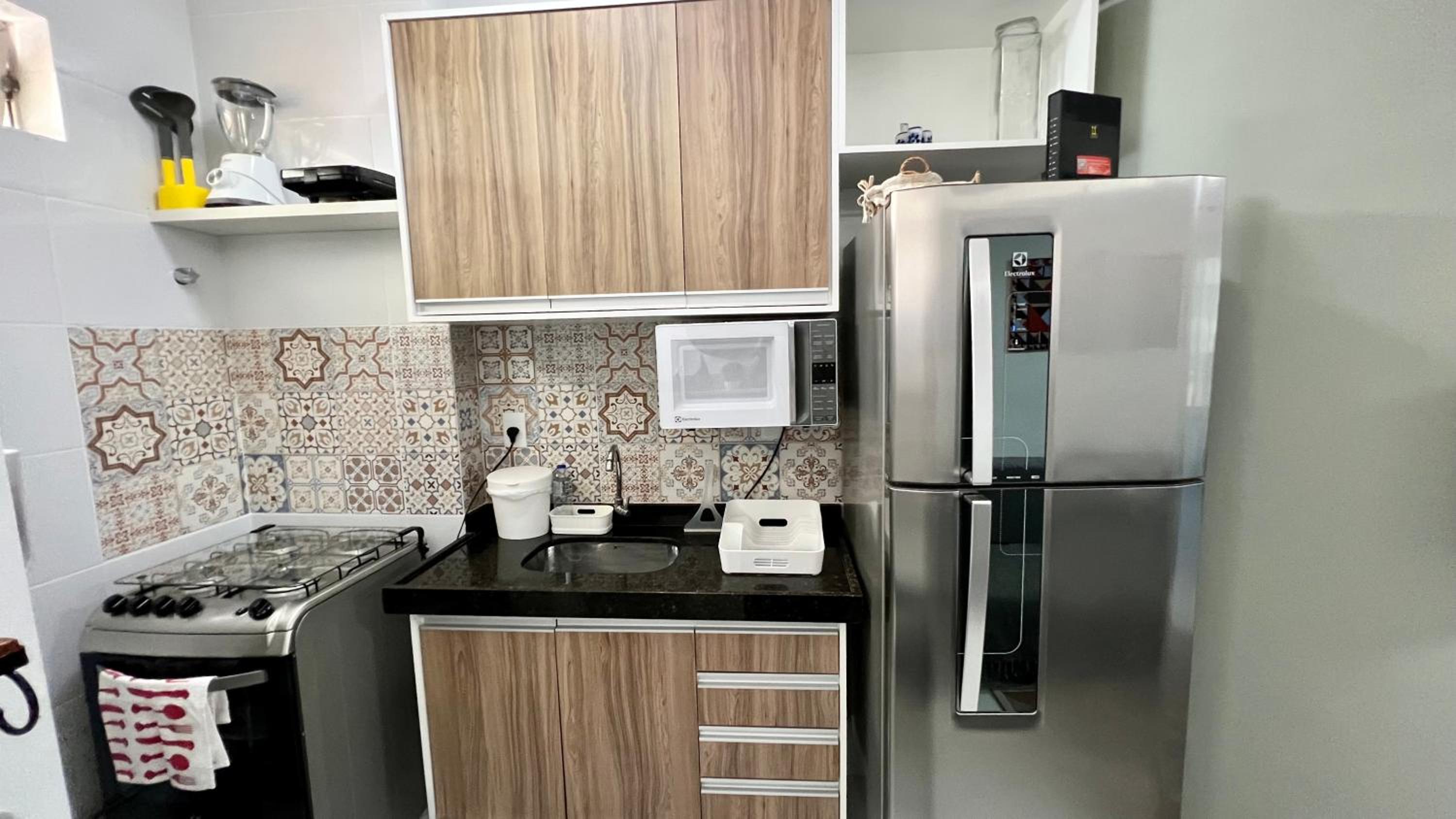 SEA TOWER 204 -Duplex Beira-Mar/quarto climatizado