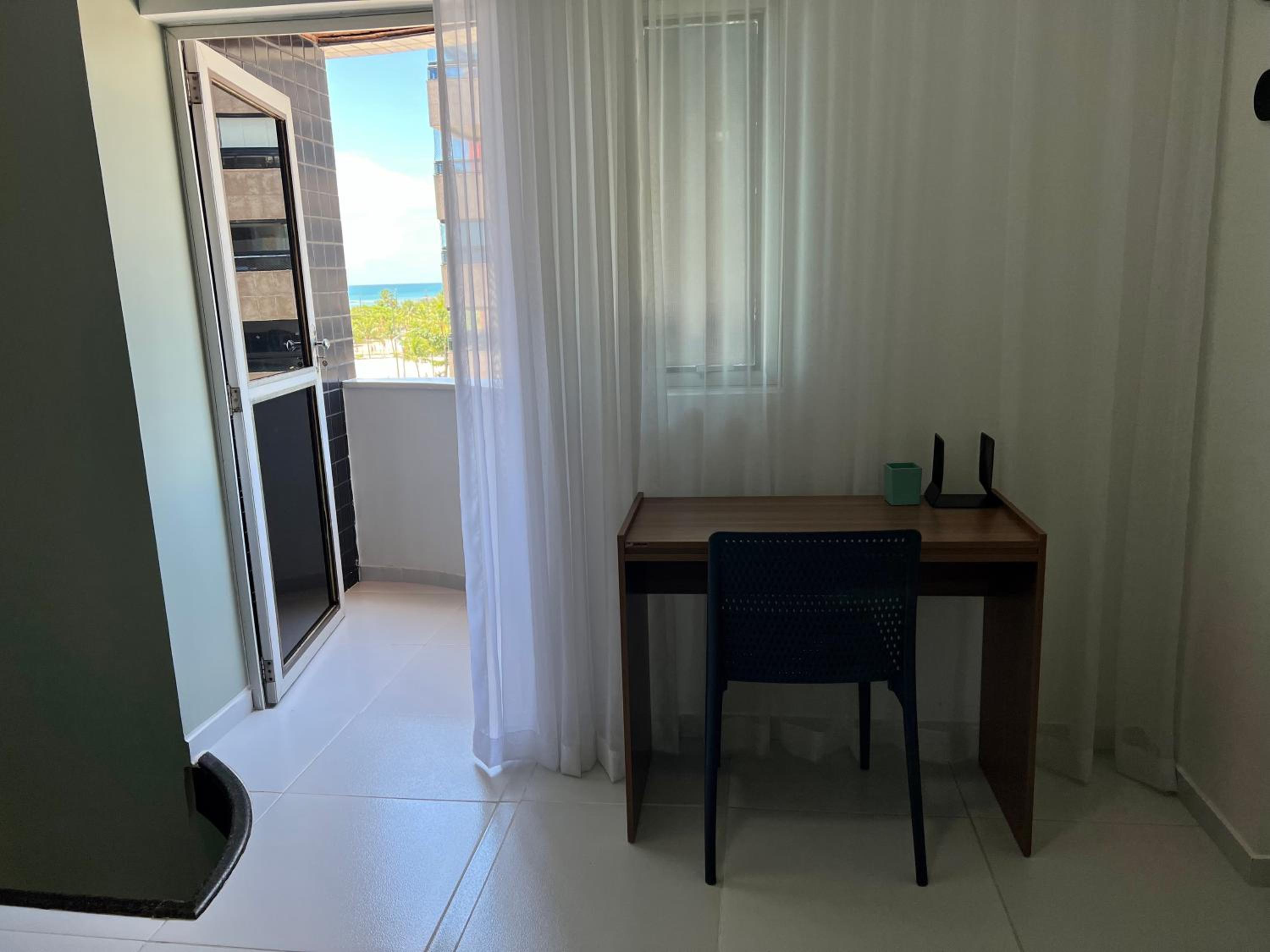 SEA TOWER 204 -Duplex Beira-Mar/quarto climatizado