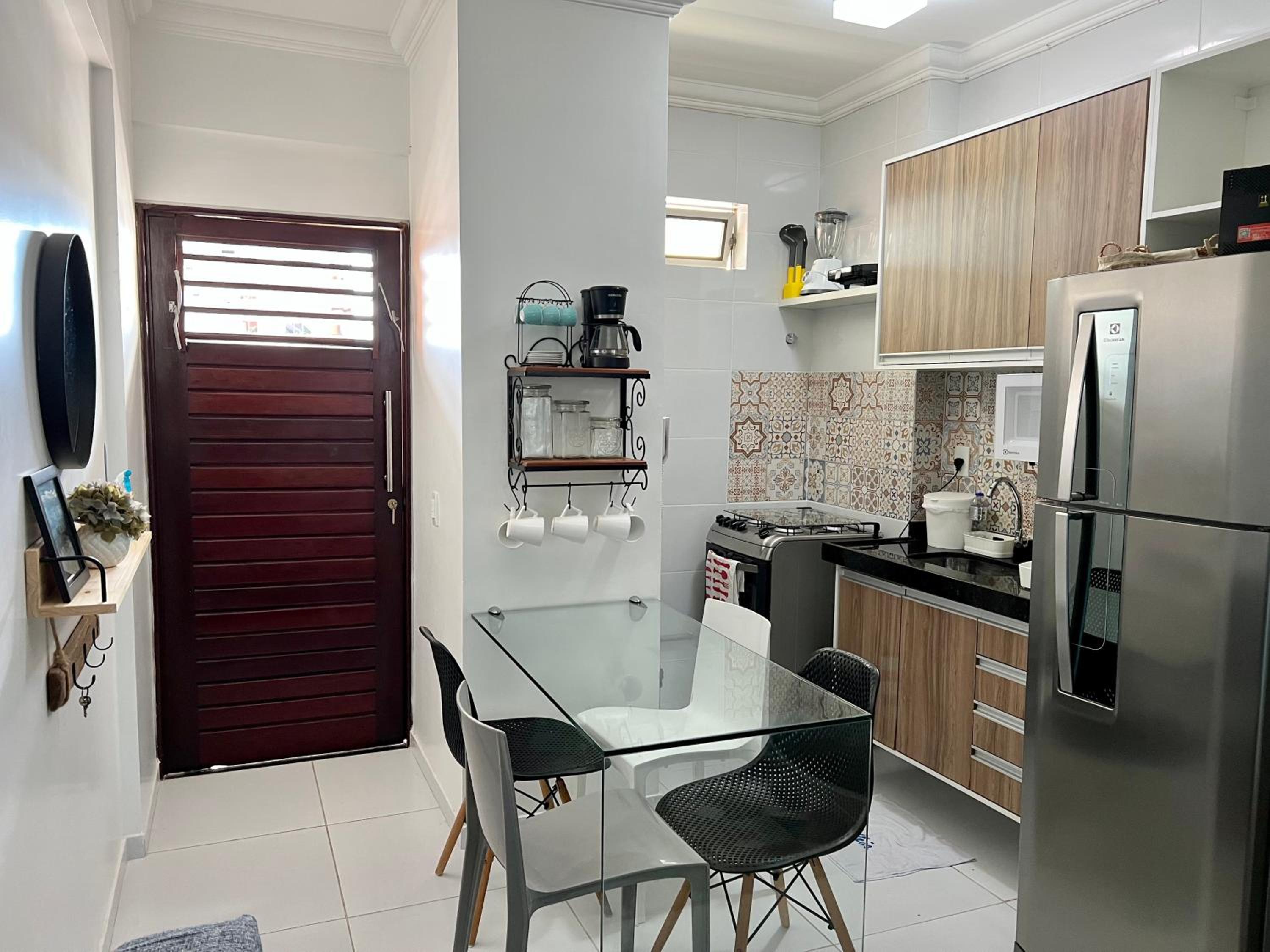 SEA TOWER 204 -Duplex Beira-Mar/quarto climatizado