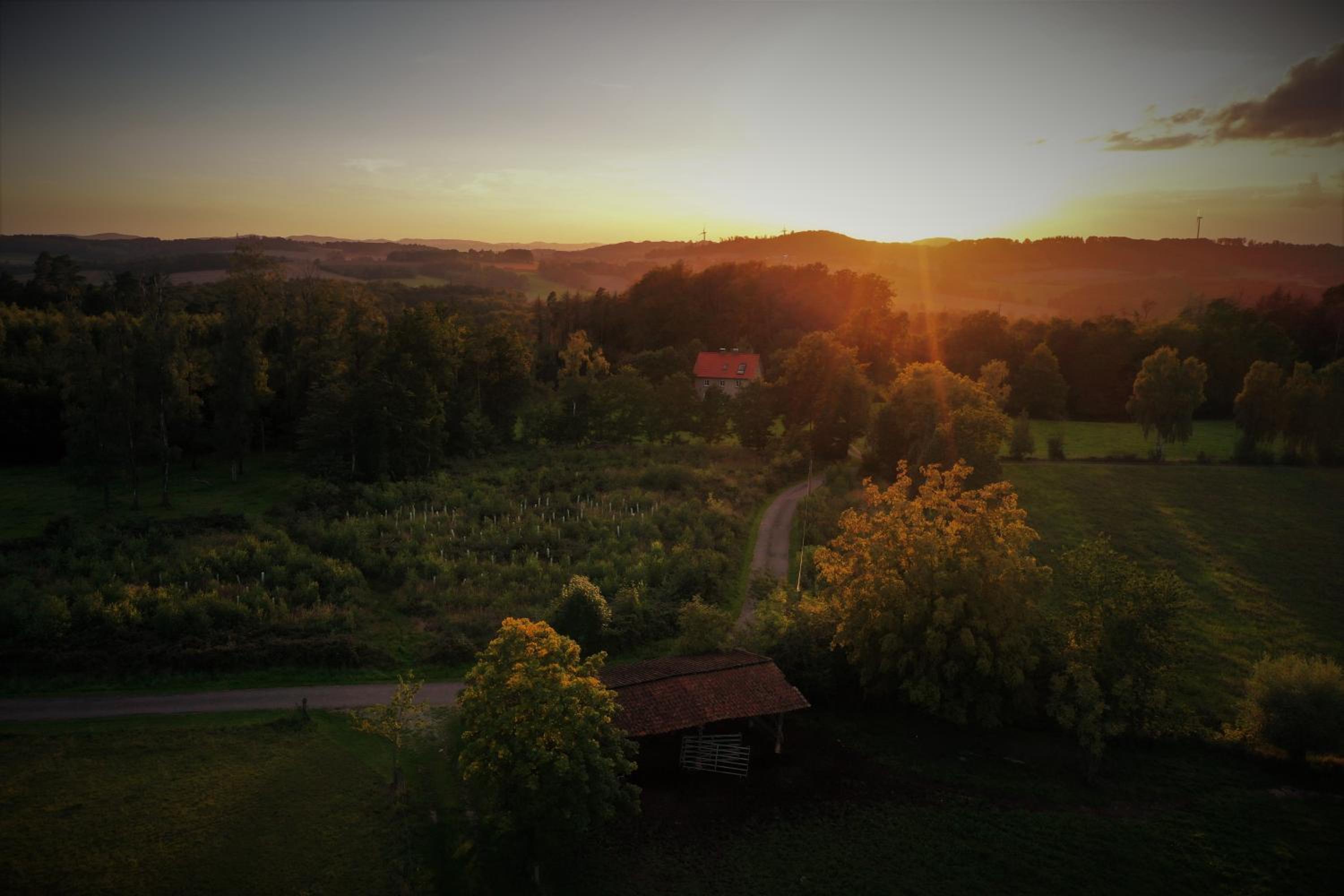 Erholen und Wohlfühlen Auf dem Knick