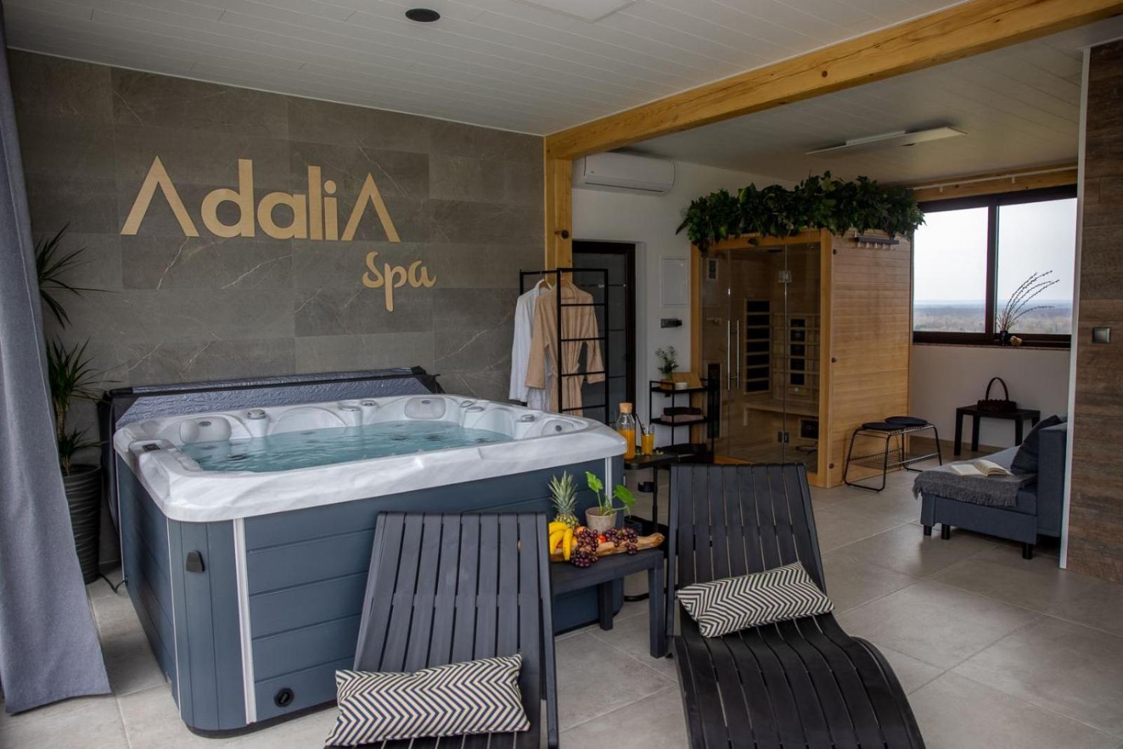 Adalia Private Wellness House Sauna & Jakuzzi view 2