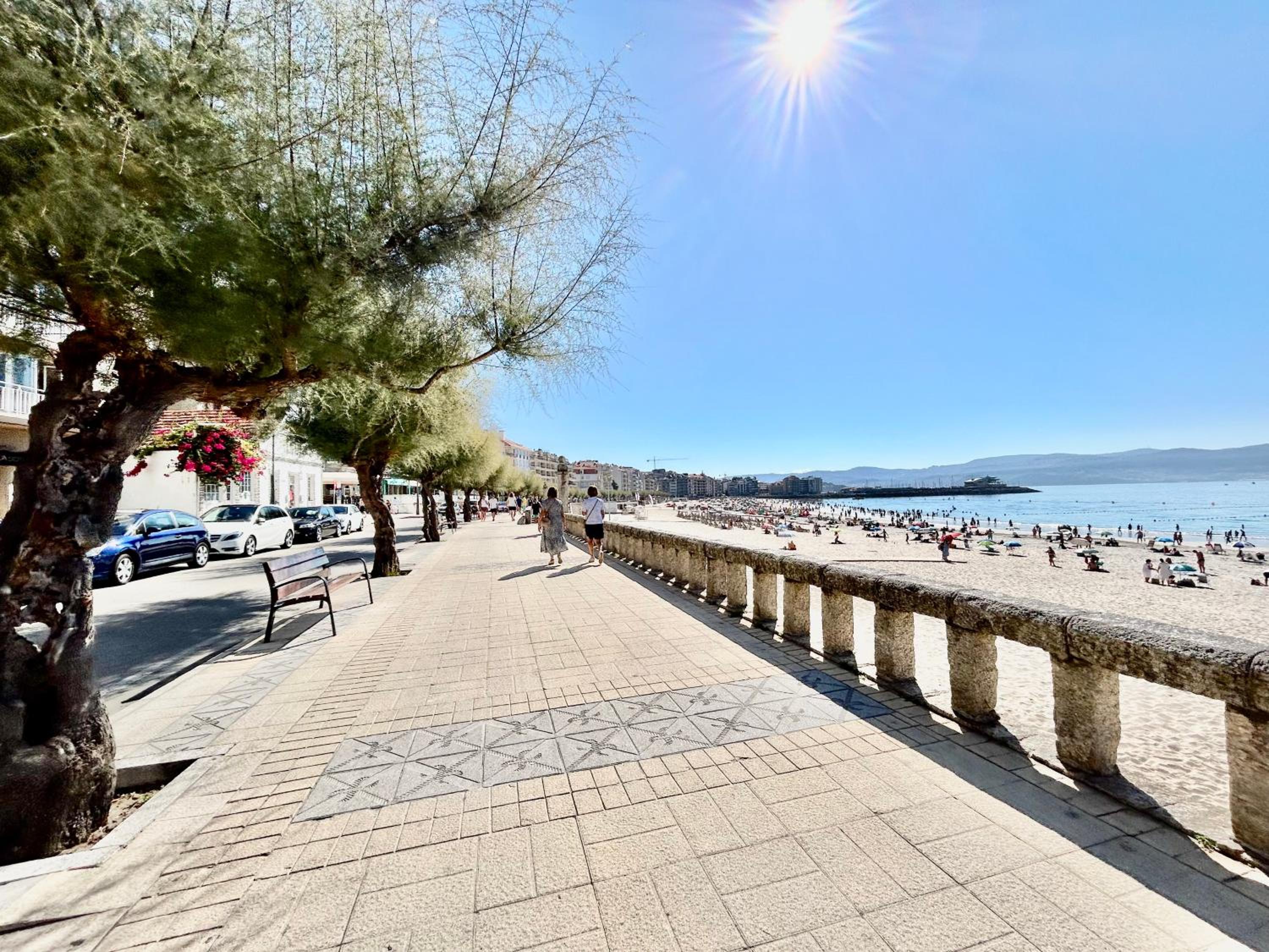 Céntrico piso Sanxenxo parking privado en la playa