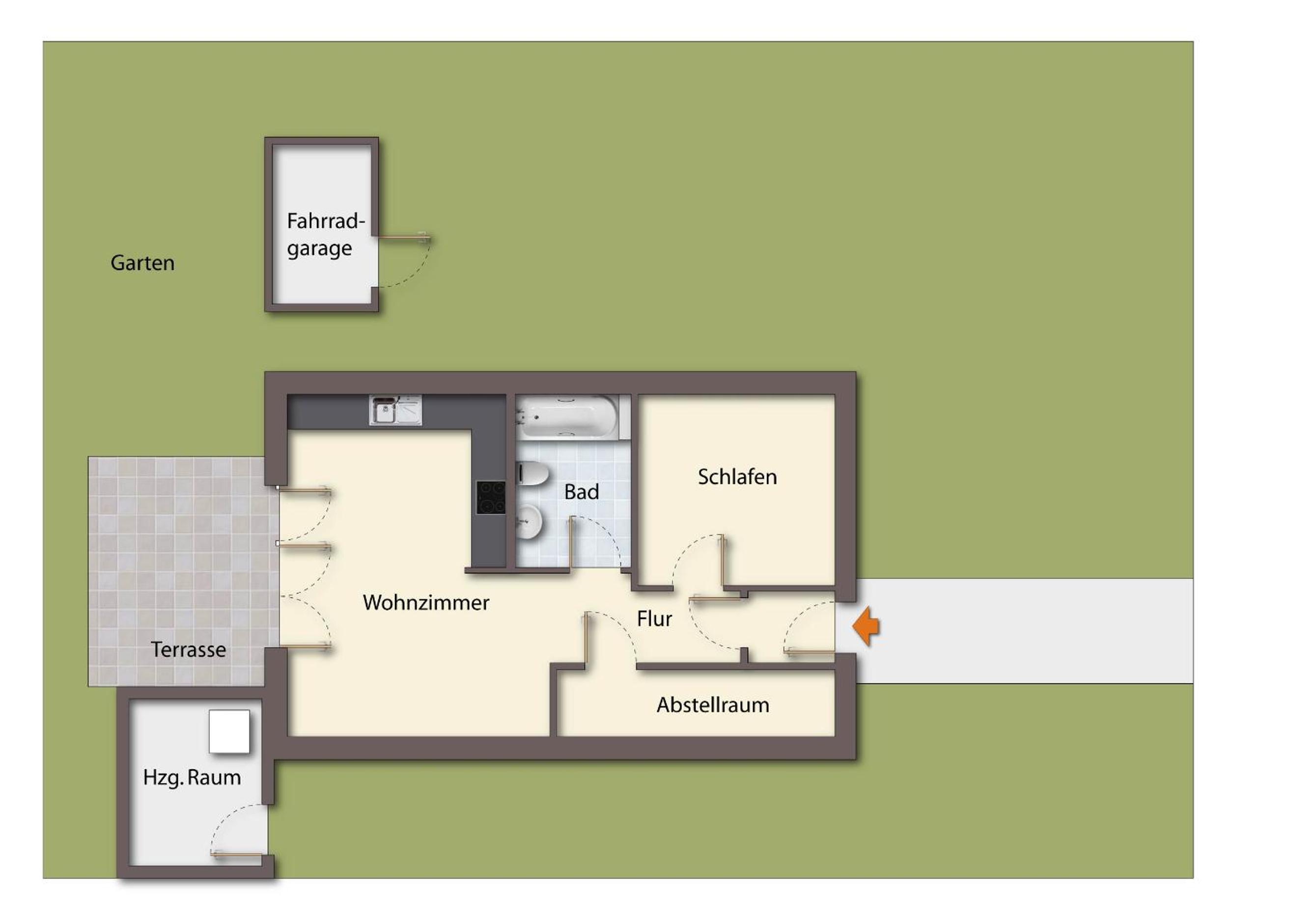 Ferienwohnung Liegeplatz