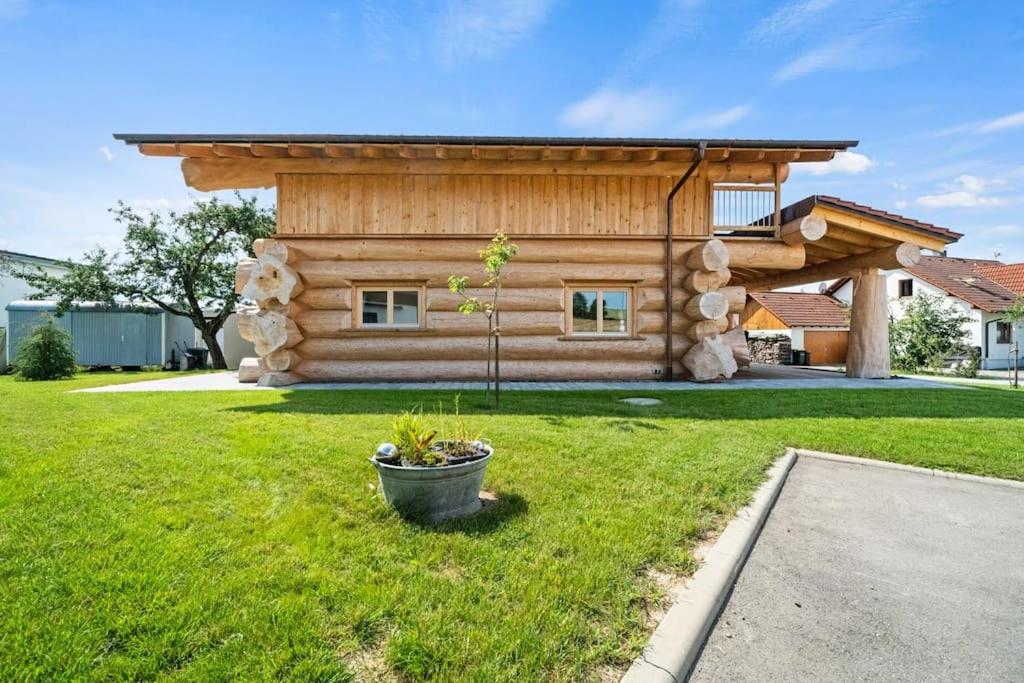 Blockhaus am Pfrunger Ried