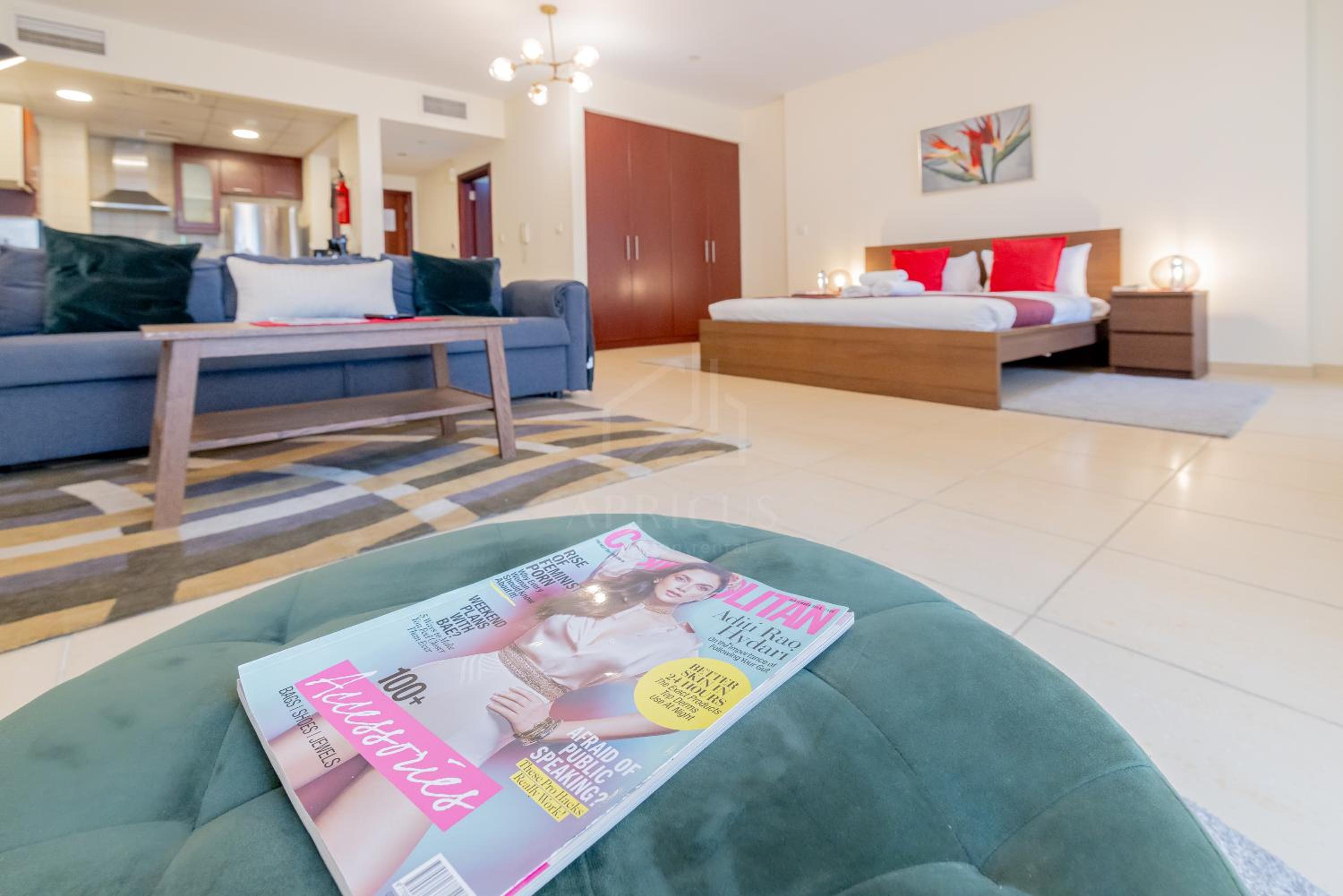 Modern and new studio in Murjan, JBR