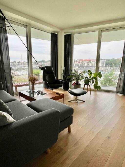Bo med stil og udsigt til Aarhus lystbådehavn
