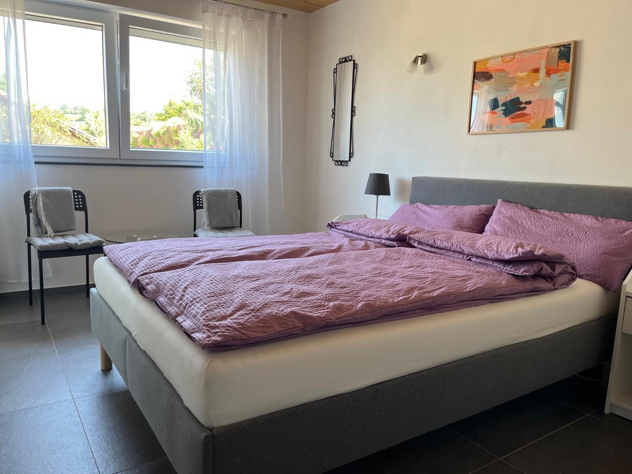 Apartment 100 qm im Weindorf - Balkon/Garage
