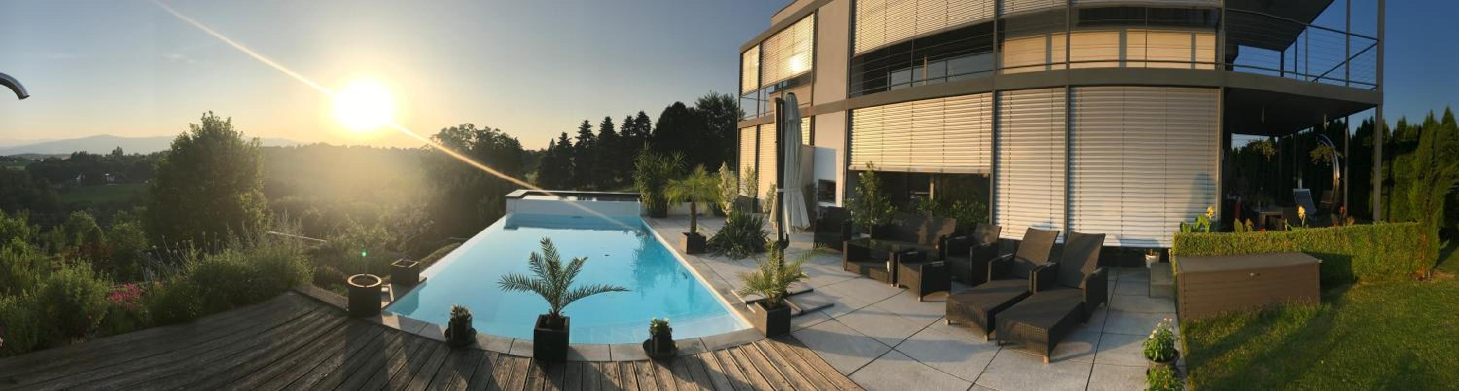 Appartement Architektenhaus - Pool - Fernsicht