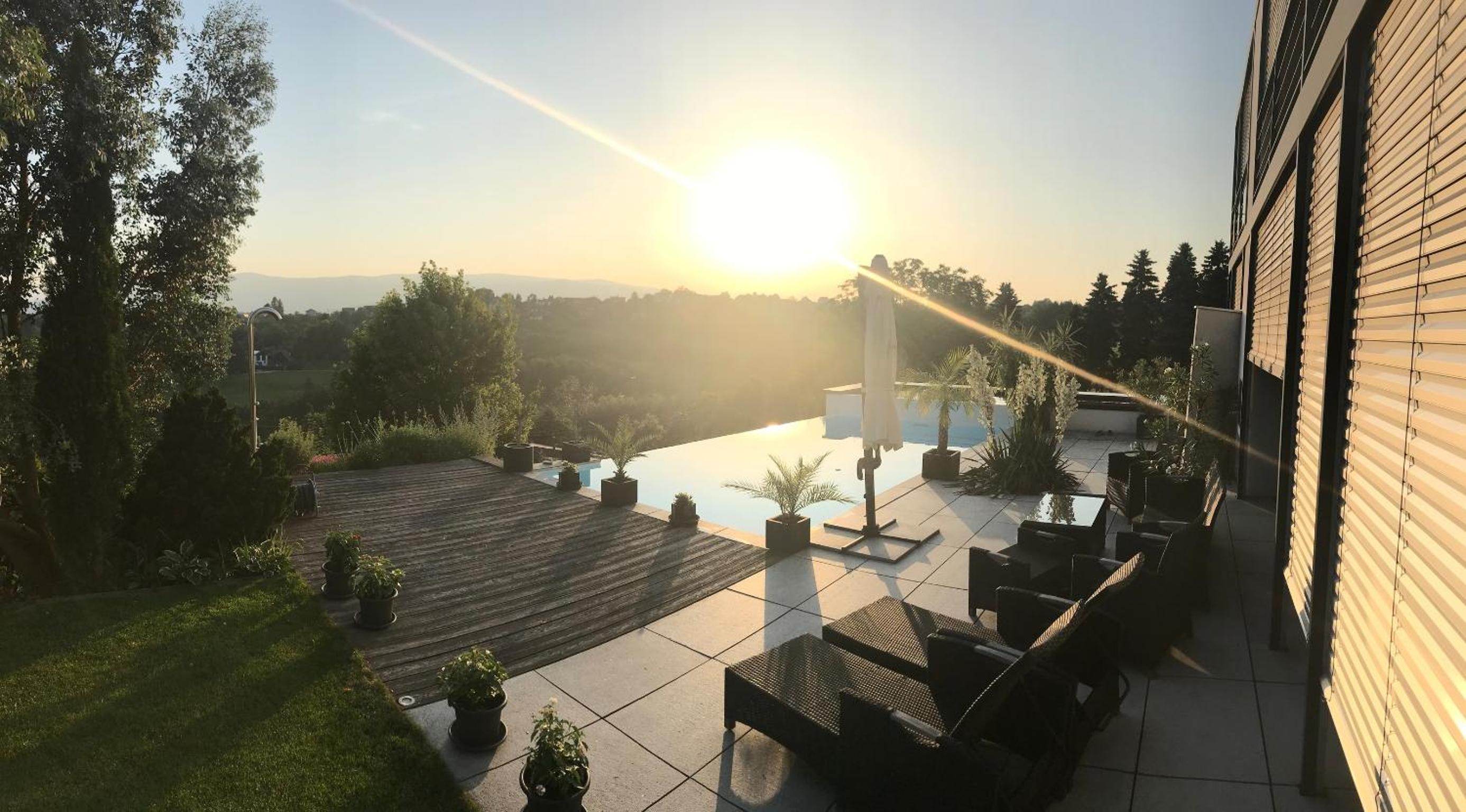 Appartement Architektenhaus - Pool - Fernsicht