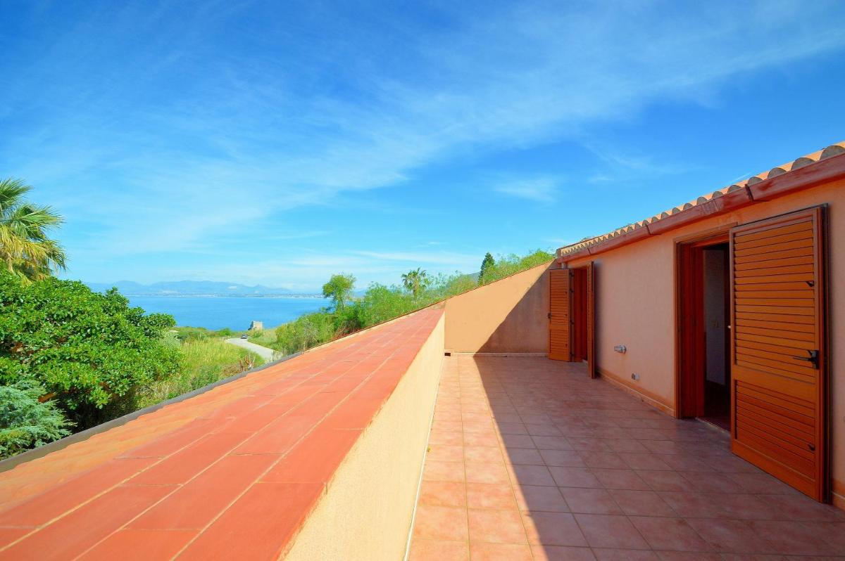 Villa Baialuce a stones throw from the Faraglioni and the Zingaro Reserve view 2