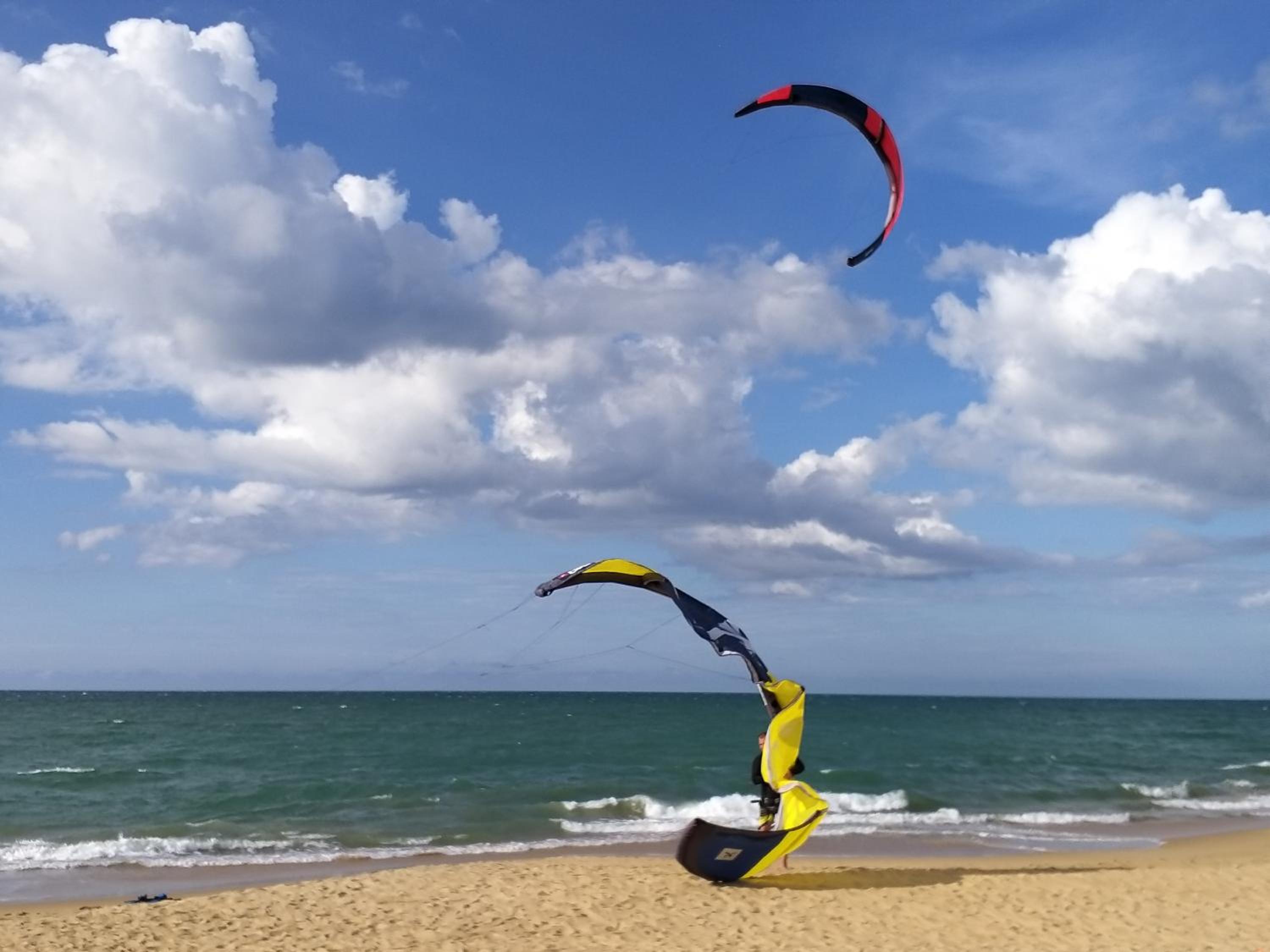 Ocean view kite surfing school view 2