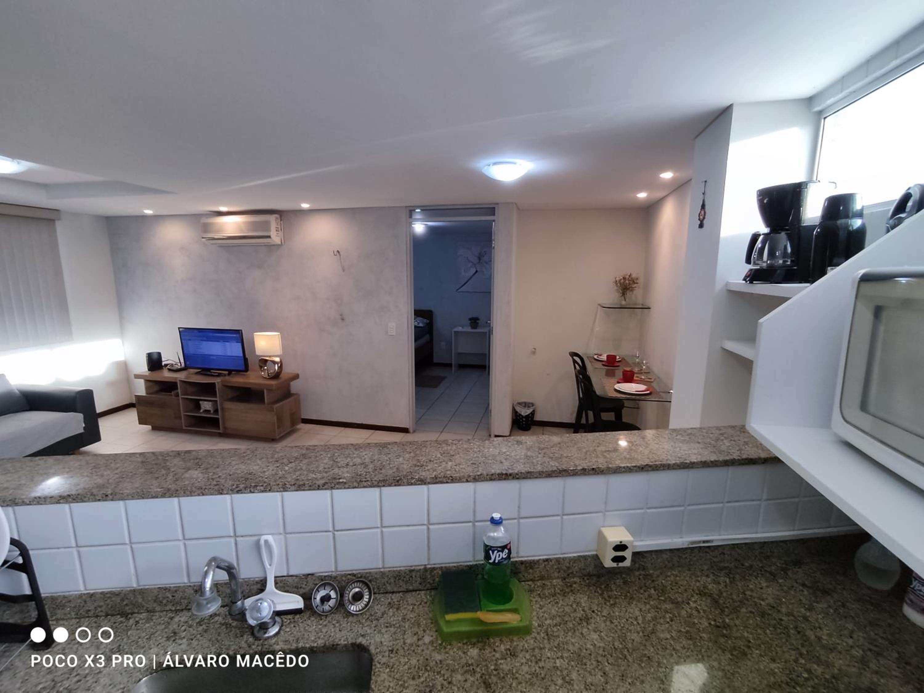 Apartamento na praia, conforto ao mar de Cabo Branco