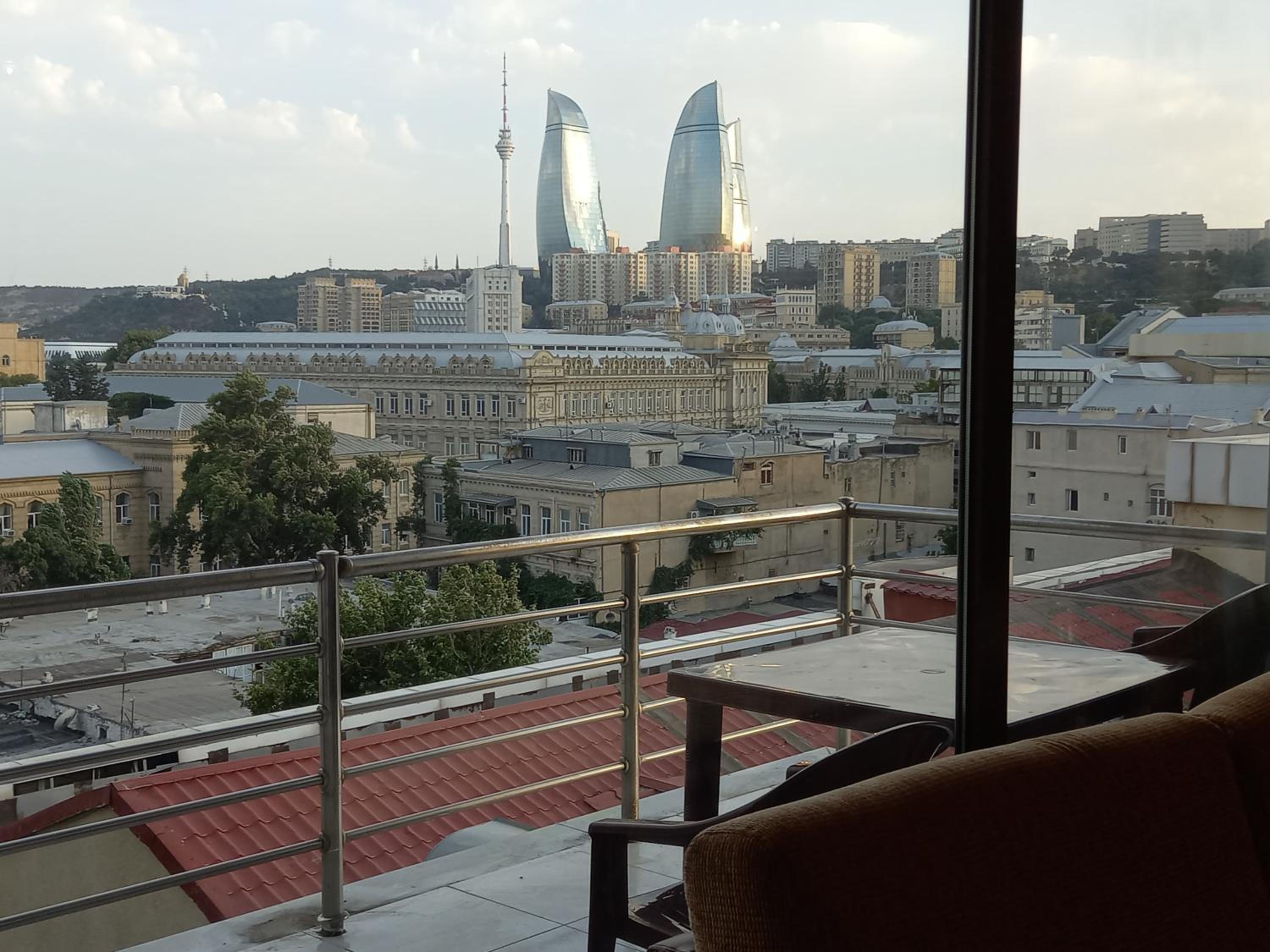 Flame Towers view apartment