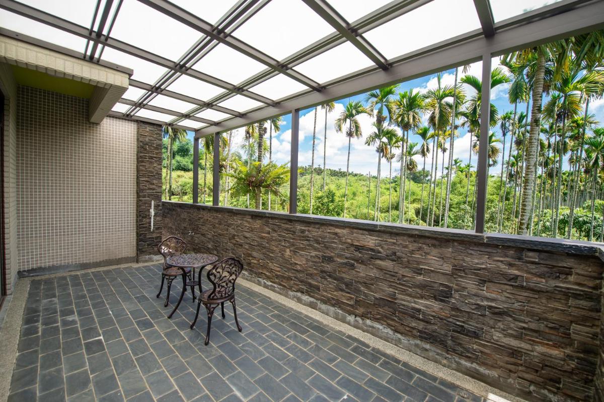 outdoor BBQ area