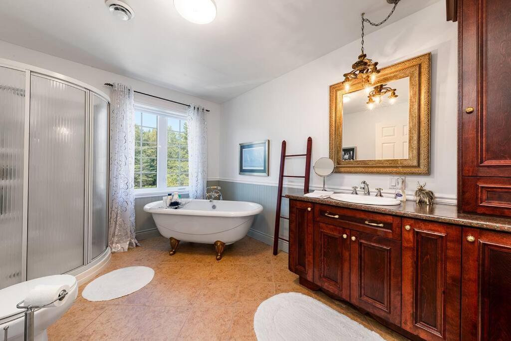 Spacieux chalet 4CH - Salon, billard, foyer et VUE