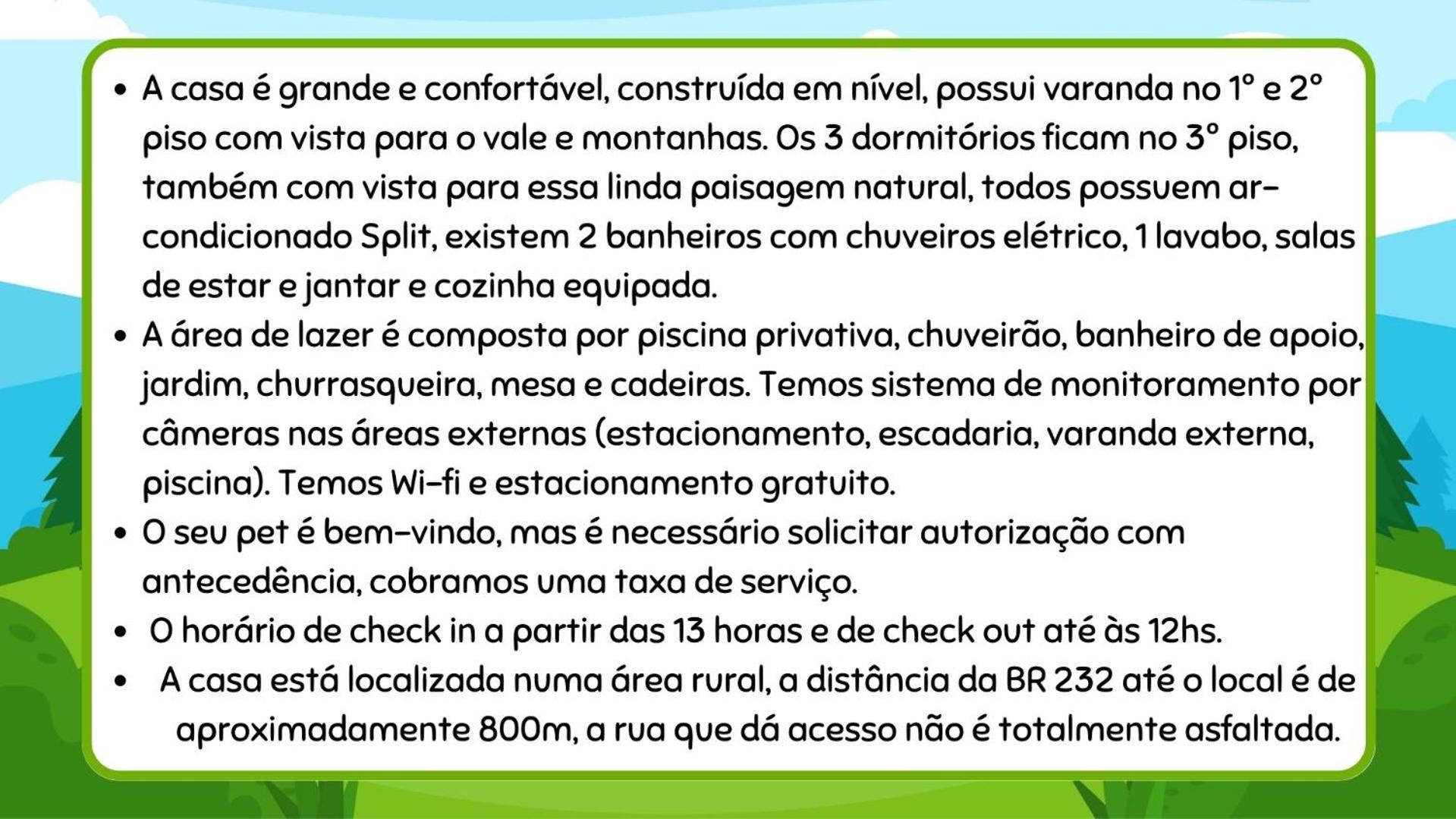 Casa Cantinho da Paz, seu lazer completo, churrasqueira, piscina e muita tranquilidade