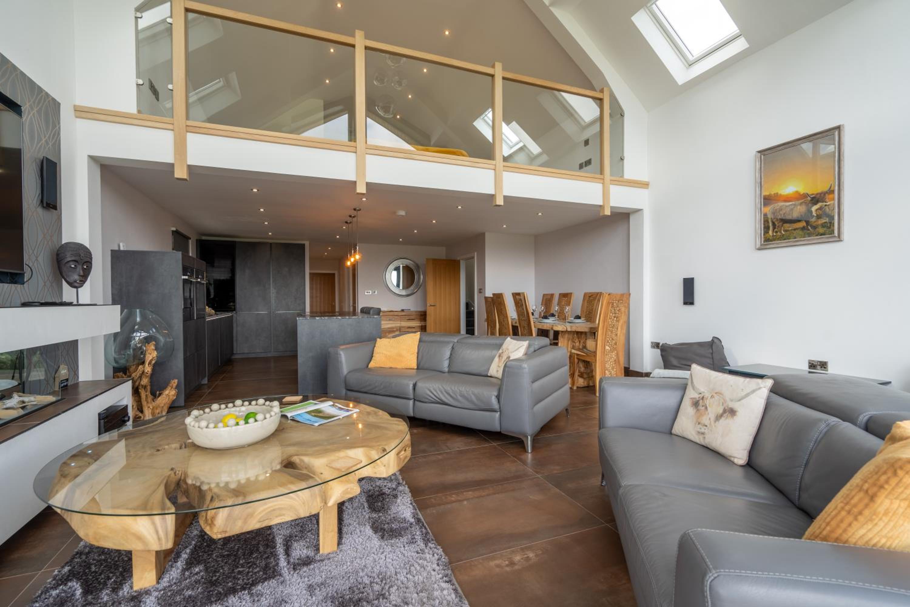Pendle View Sleeps 8 with Hot Tub view 3