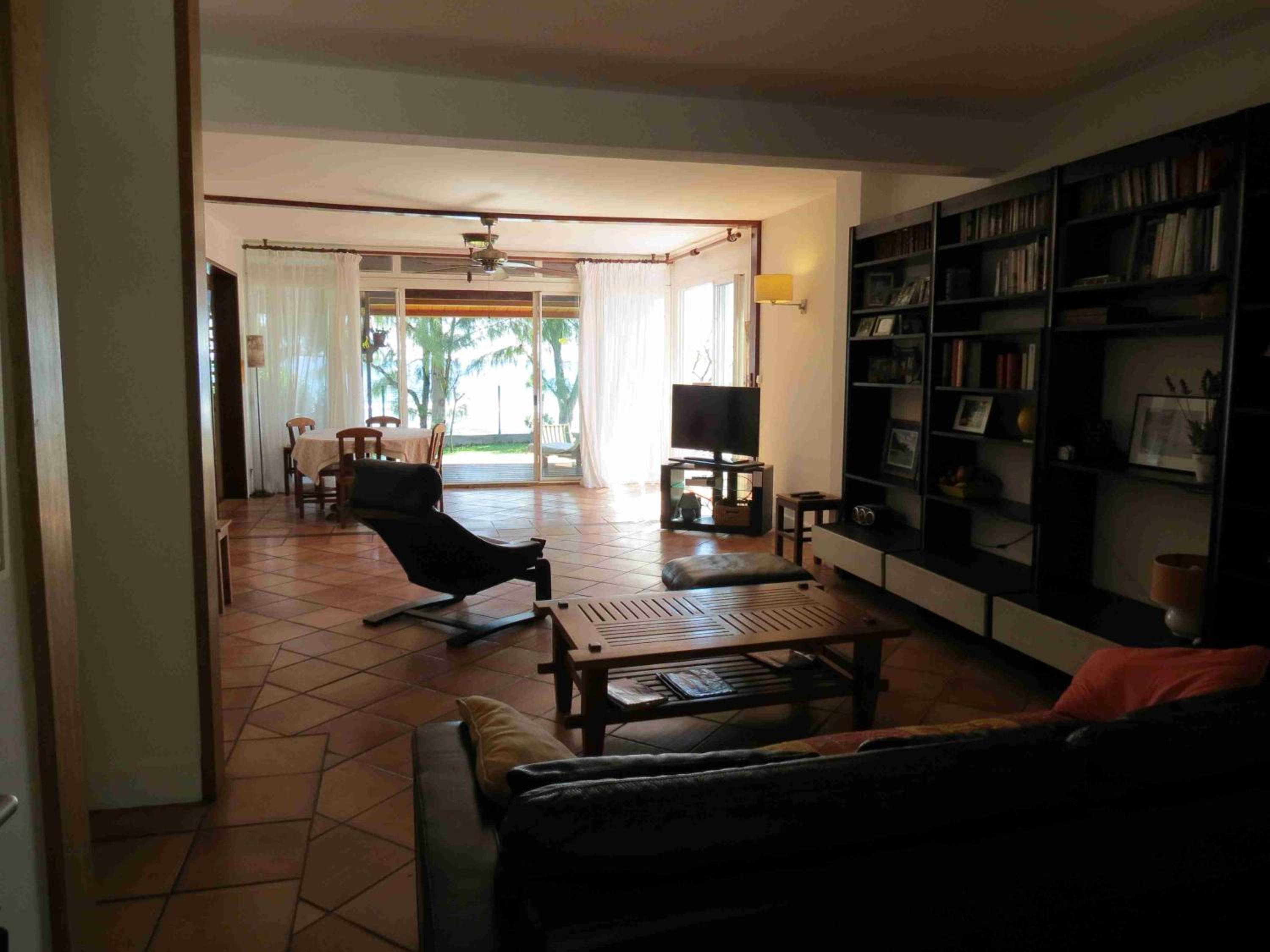 Villa Bourbon avec piscine sur la plage