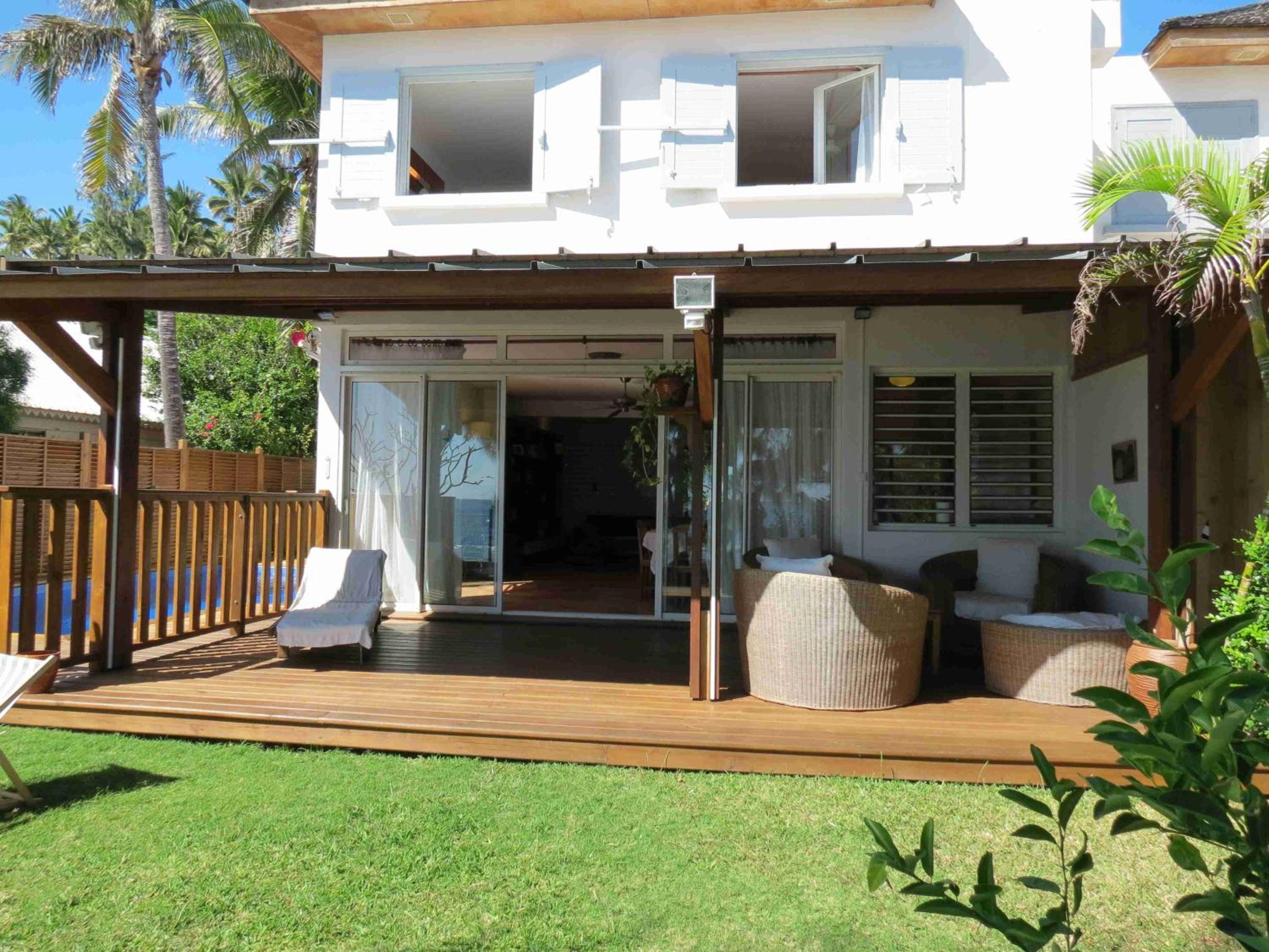 Villa Bourbon avec piscine sur la plage