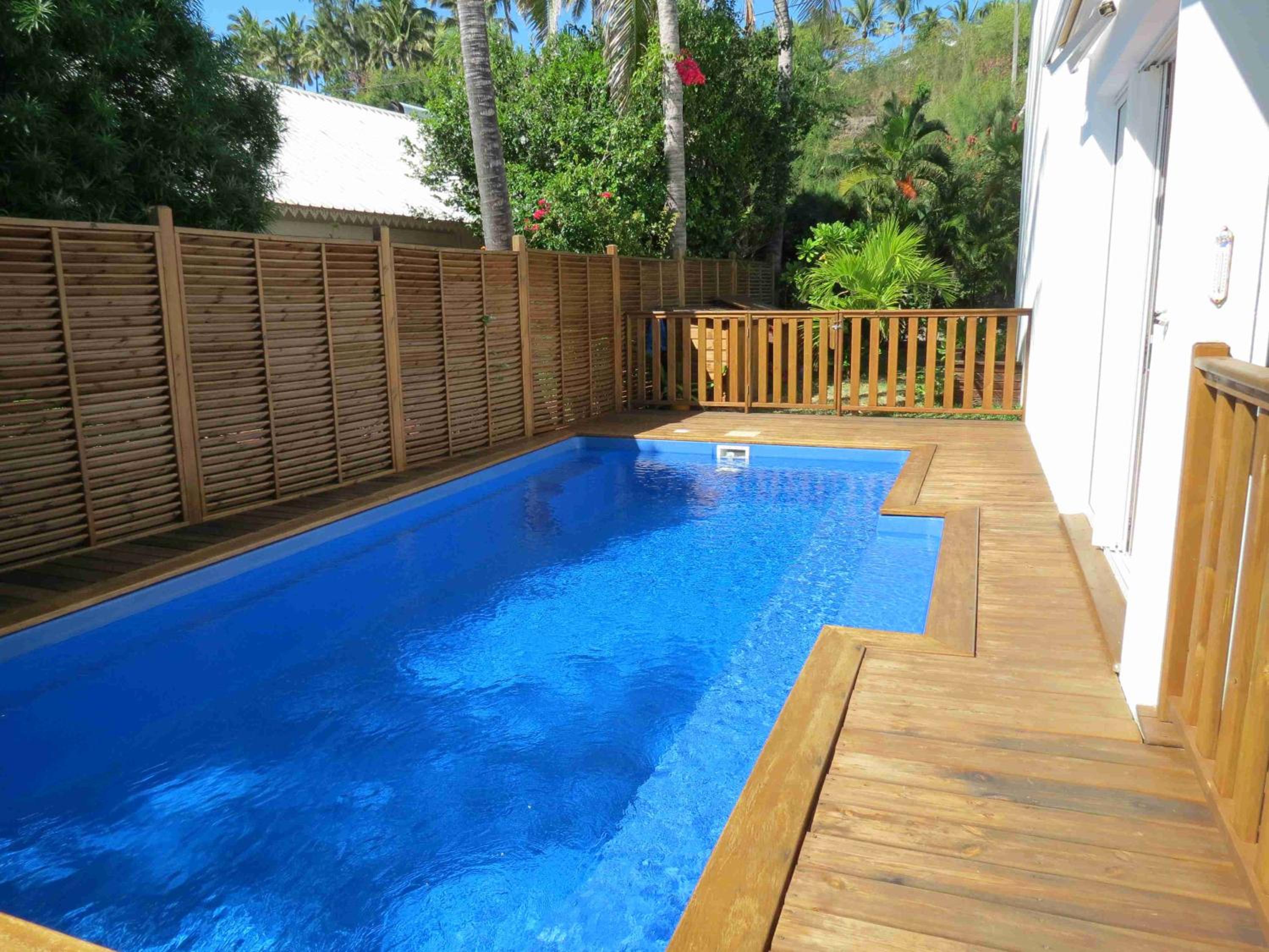 Villa Bourbon avec piscine sur la plage