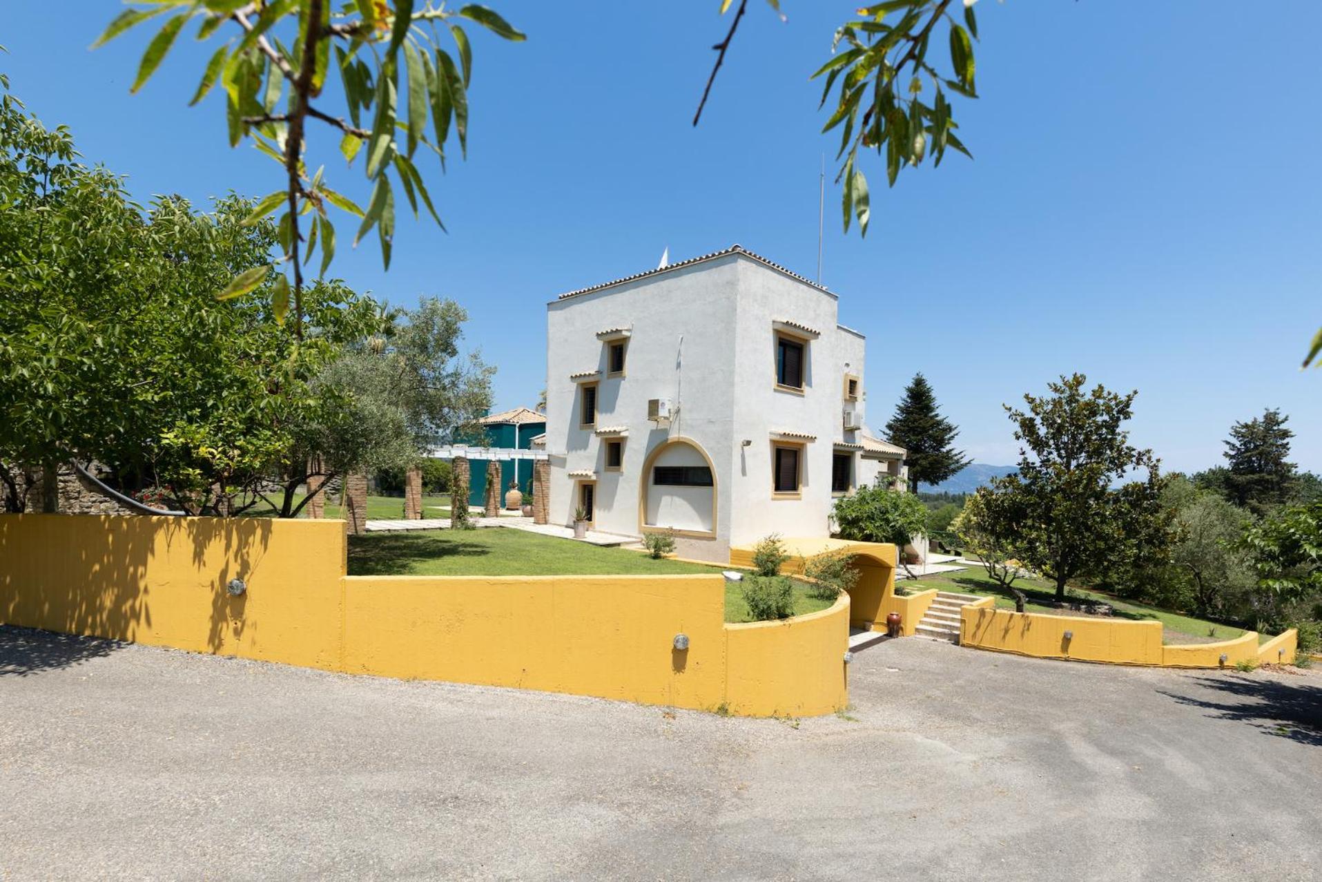 ELVIS Corfu multi generation villa view 3