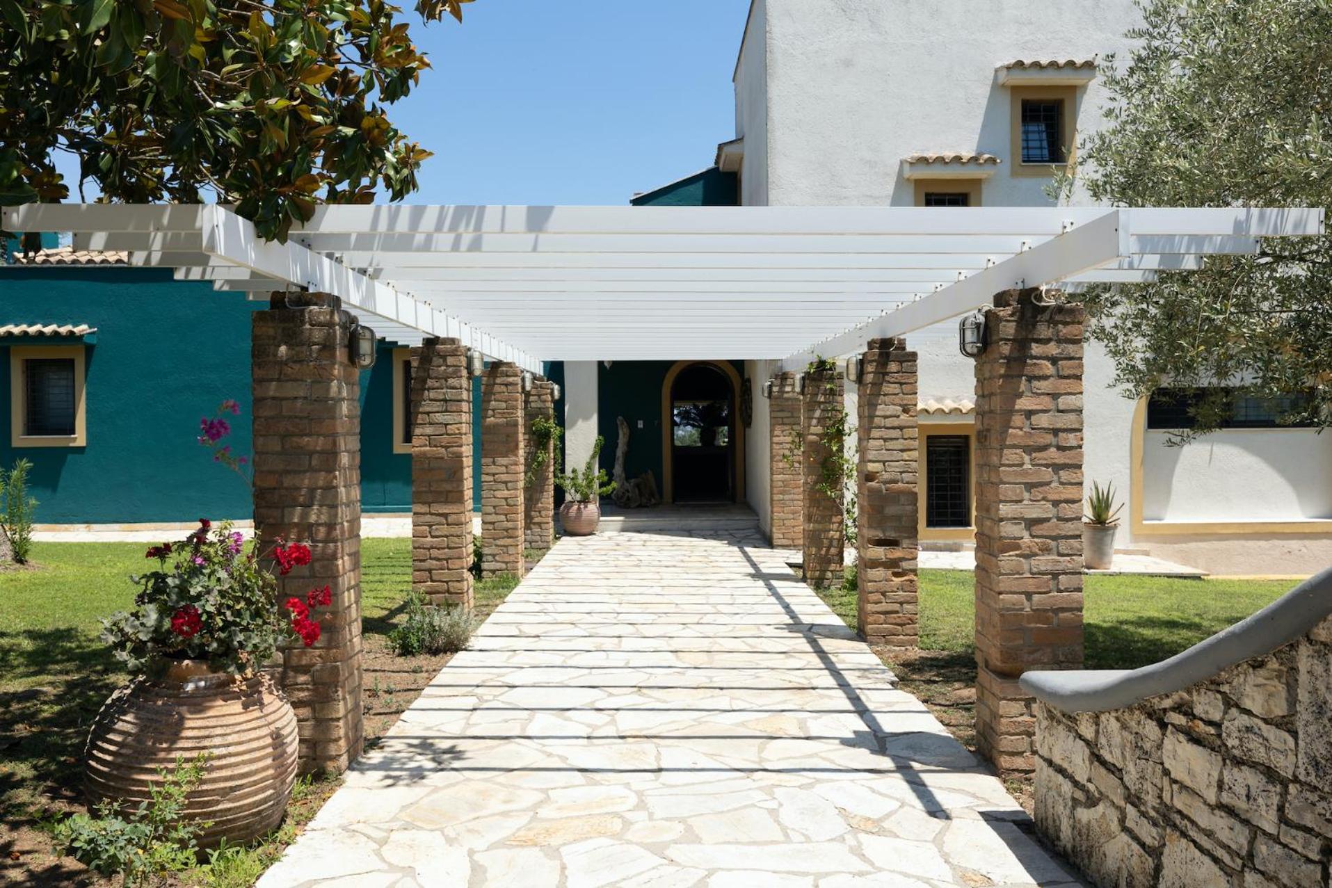 ELVIS Corfu multi generation villa view 5