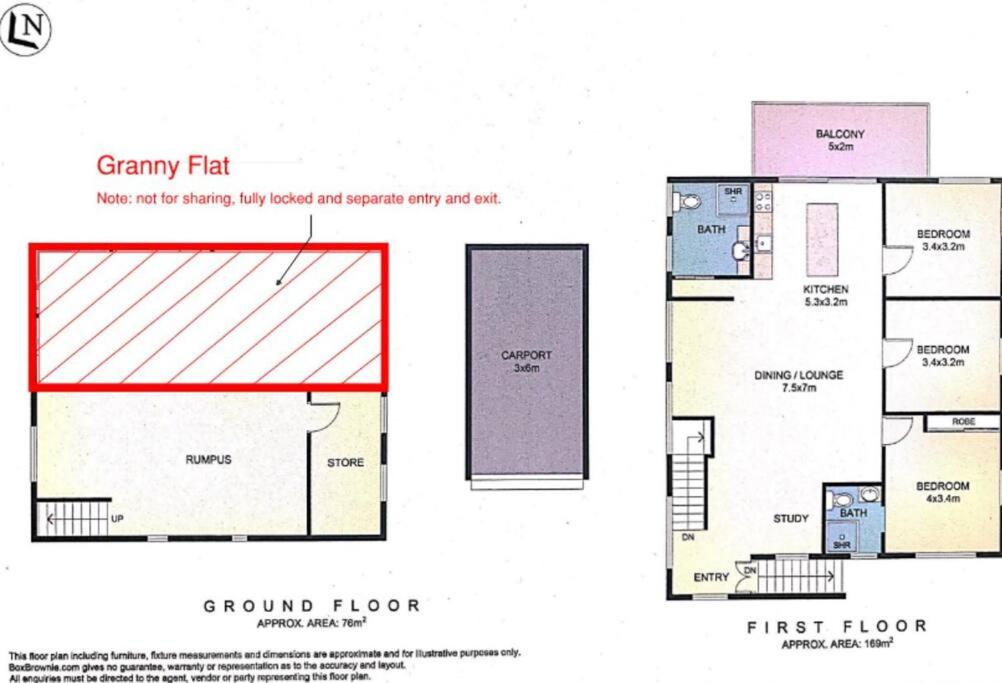 4B2B Retreat with parking - 4km to Brisbane CBD