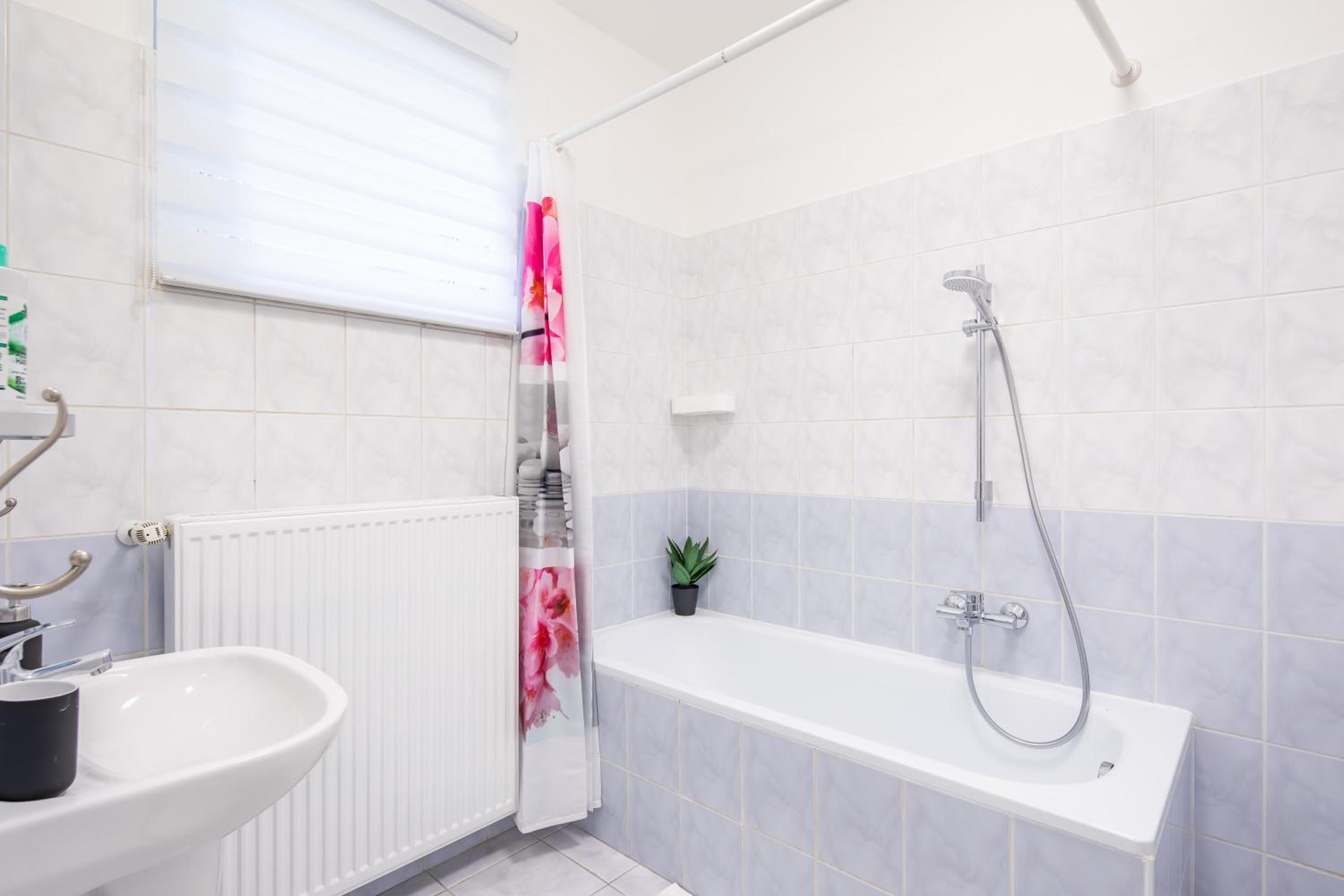 Two bedrooms apartment with free garage in the downtown view 2