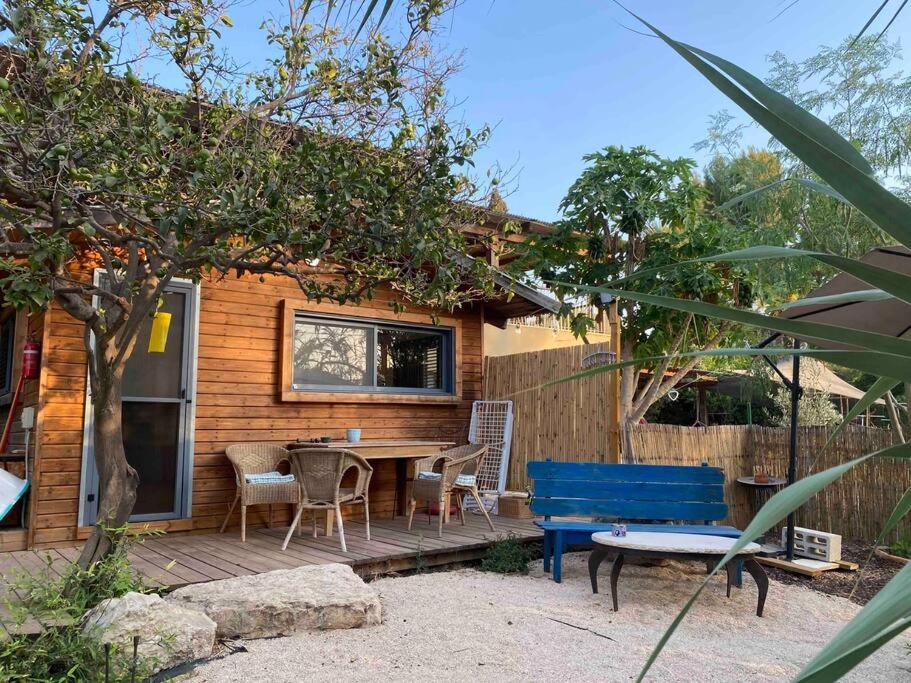 Bit cabin near the airport